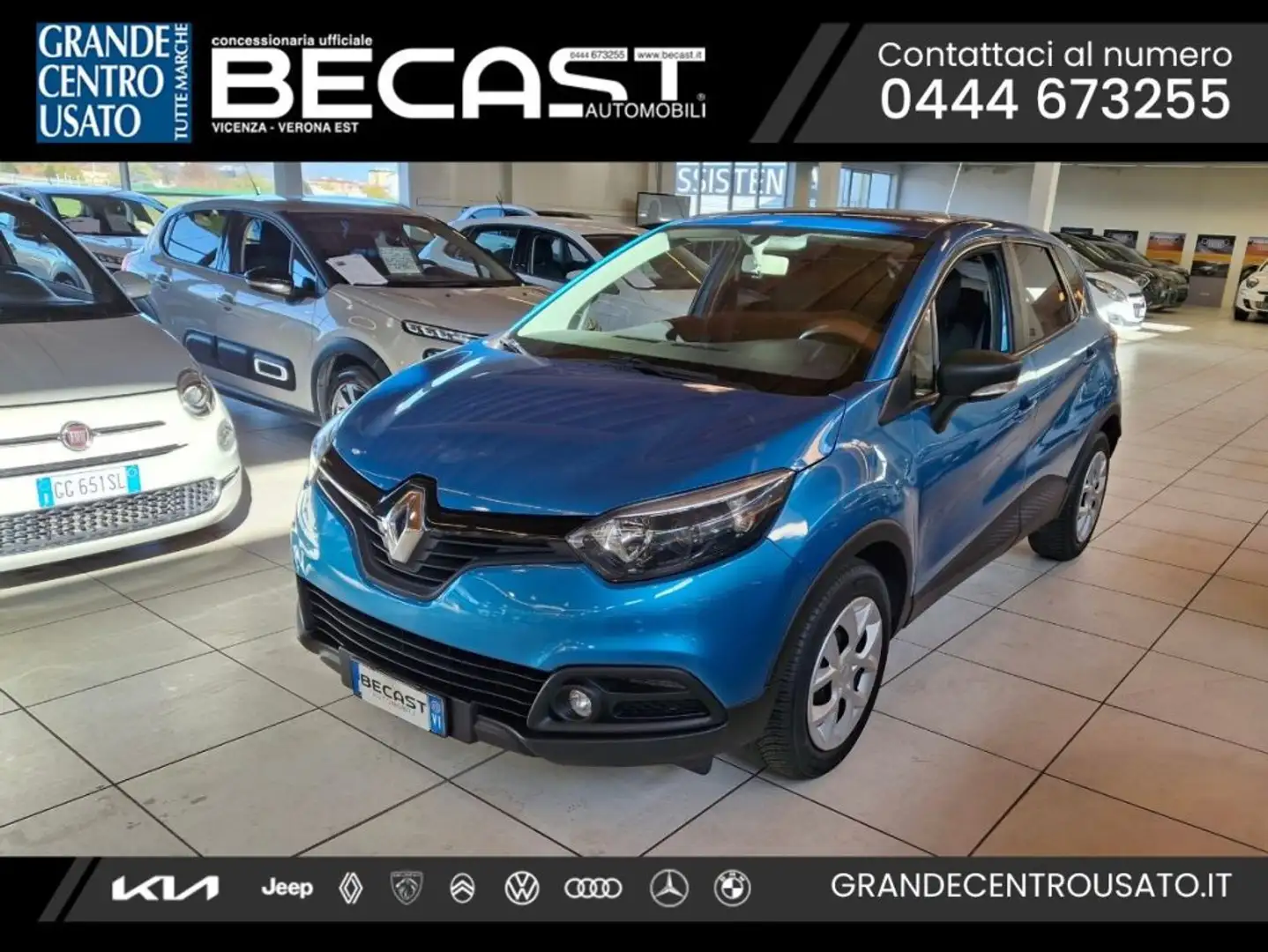 Renault Captur 1.5 dCi 8V 90CV S&S Wave UNICO PROPRIETARIO Blu/Azzurro - 1
