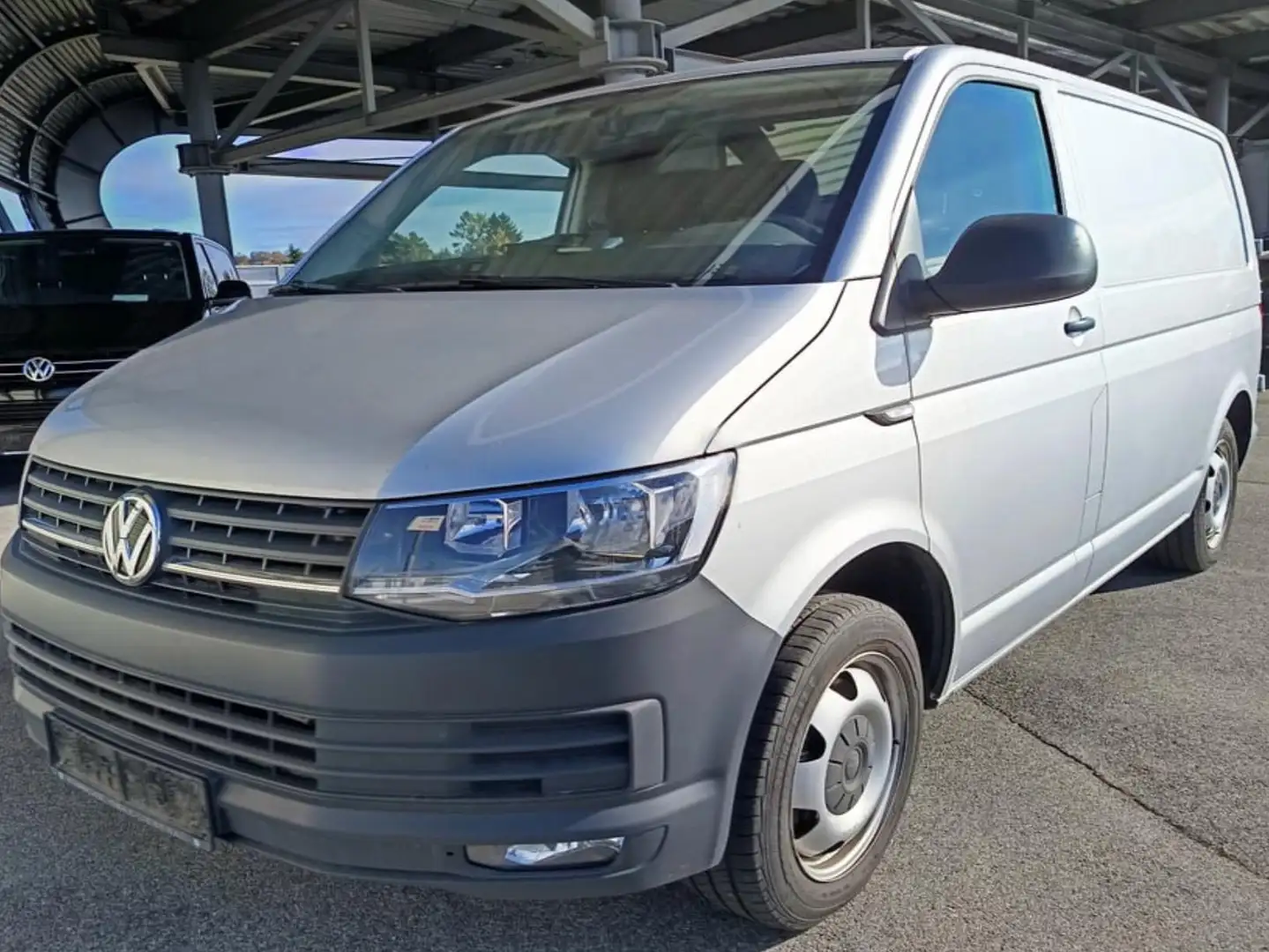 Volkswagen T6 Transporter Kasten * NAVI * MWST * AHK * ERSTBESITZ * Silber - 1
