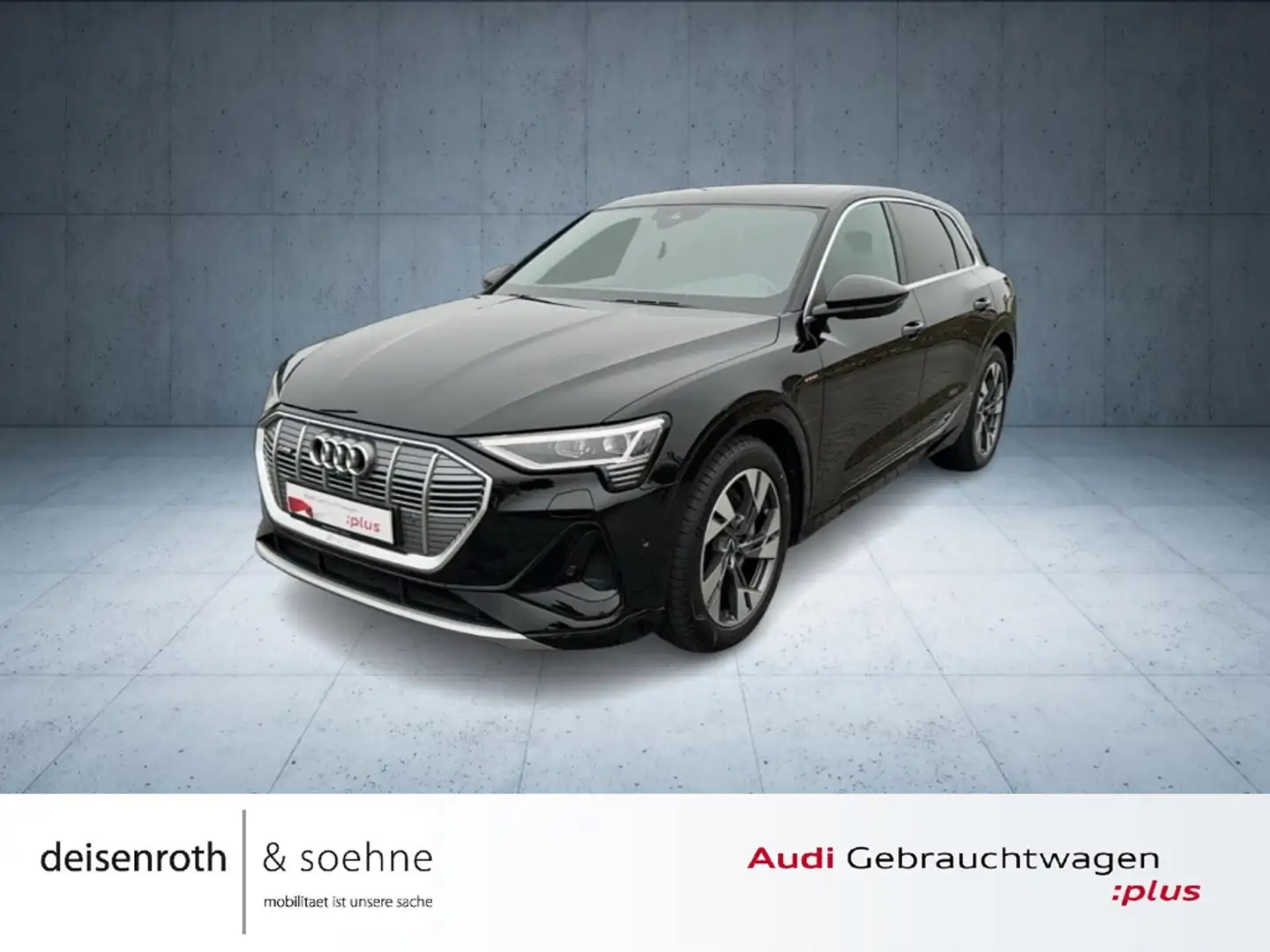 Audi e-tron S line 55 quattro Nav/Pano/B&O/Assist/Kam/StandKli Negro - 1
