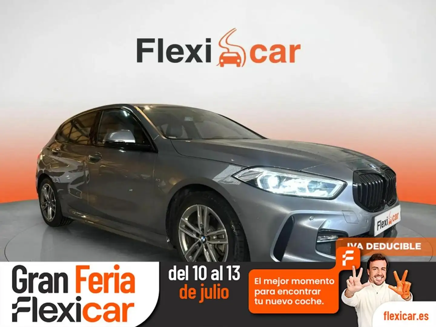 BMW 118 118d Gris - 1