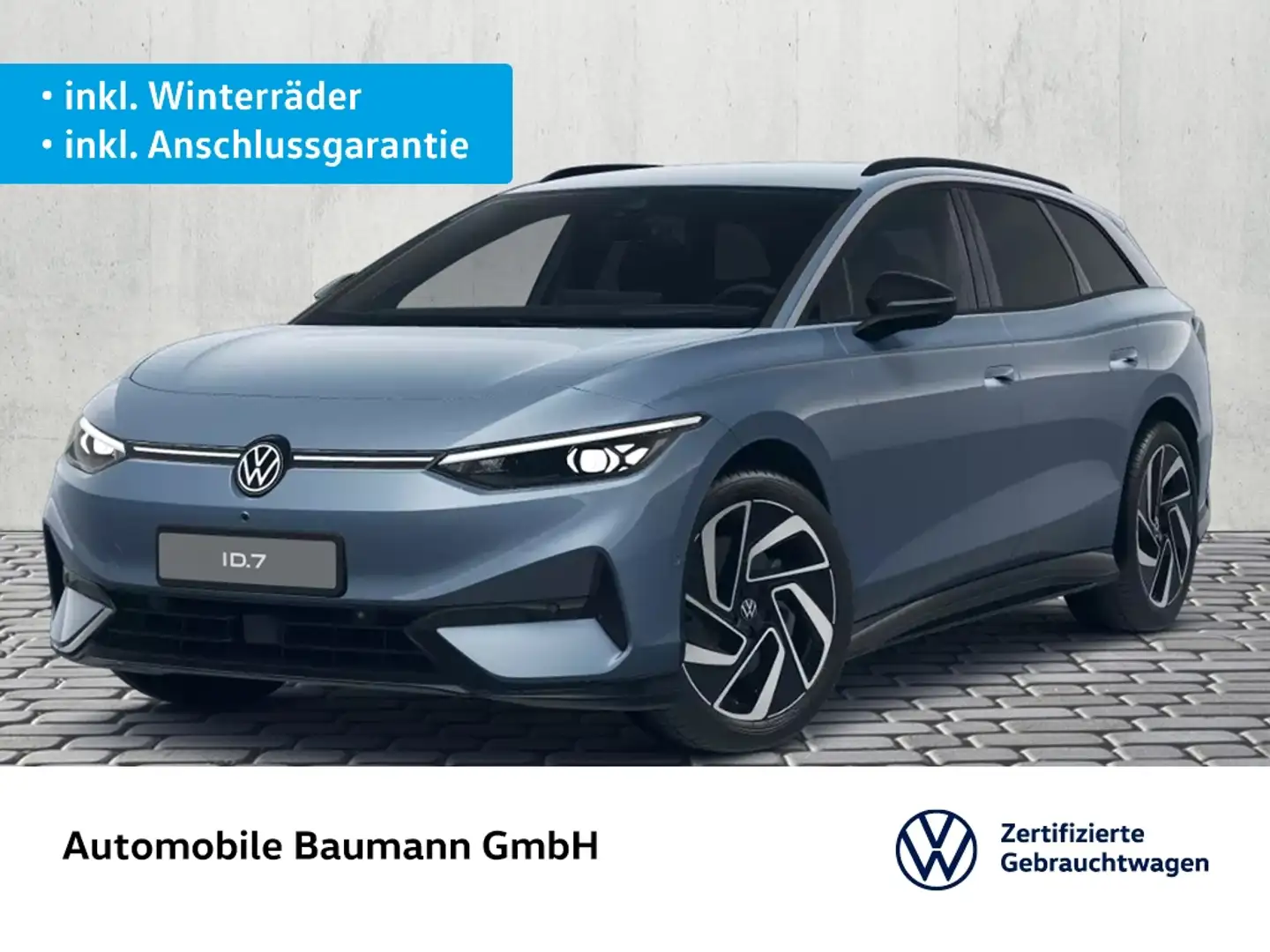 Volkswagen ID.7 Tourer Pro *MATRIX*AHK*H&K*WÄPU* Blu/Azzurro - 1