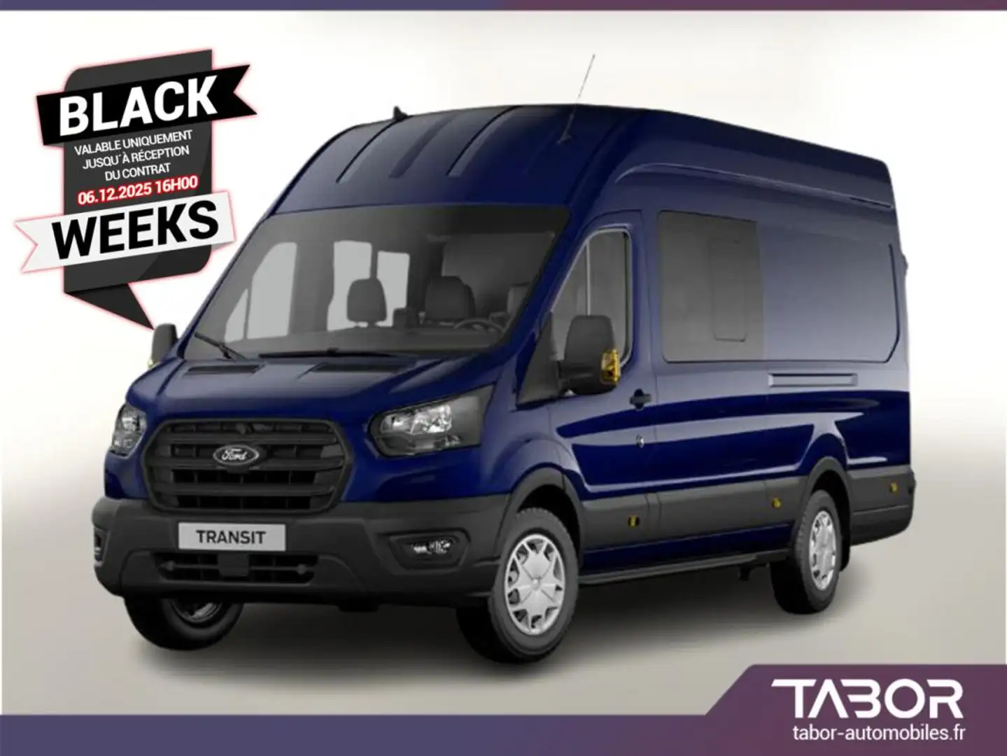 Ford Transit DCiV 350 TDCi 165 RWD L4H3 Trend Bleu - 1