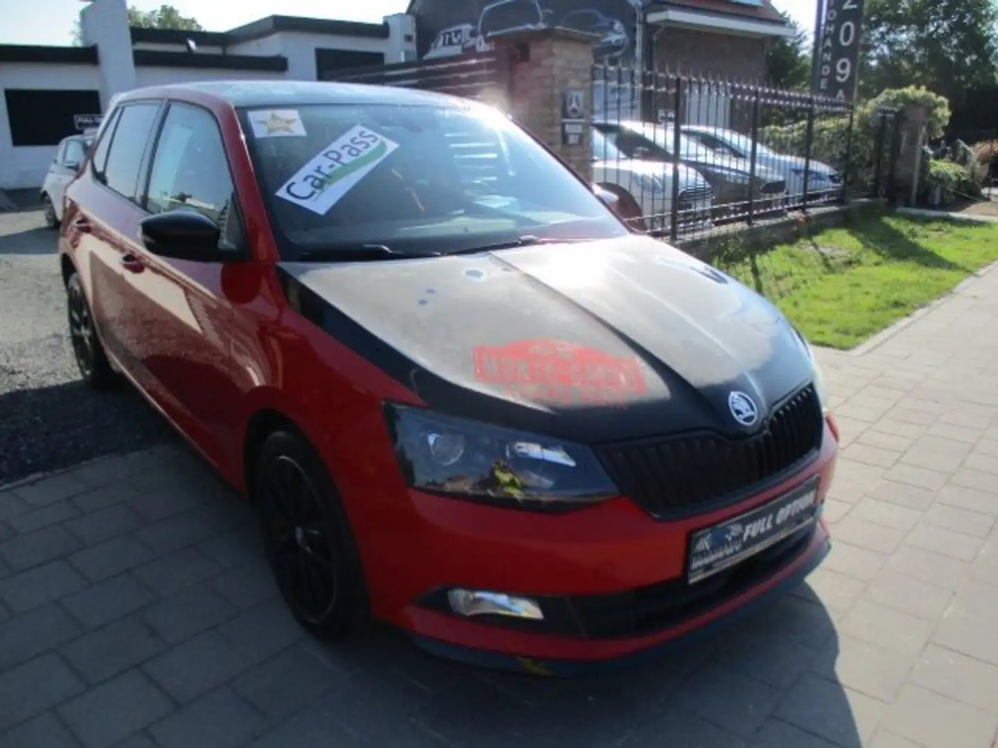 Skoda Fabia 1.2TSI MONTE CARLO GP EDITION AIRCO PANODAK ALU Rood - 2