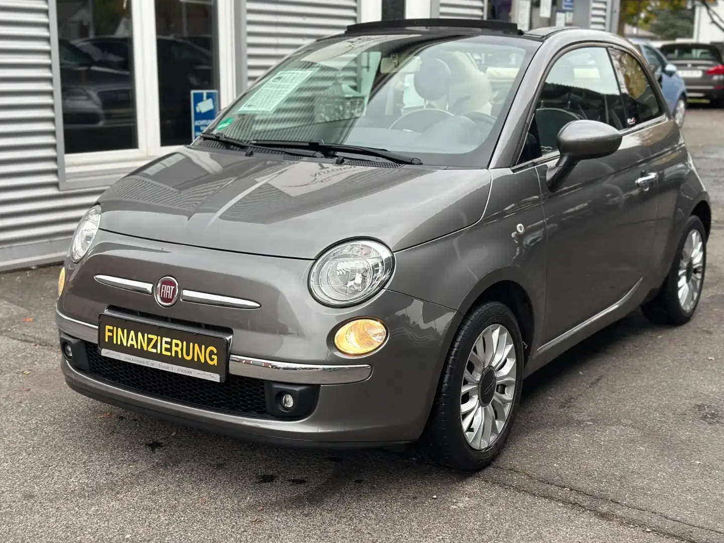 Fiat 500 8X BREIFUNG+PDC+TÜV NEU Gris - 2