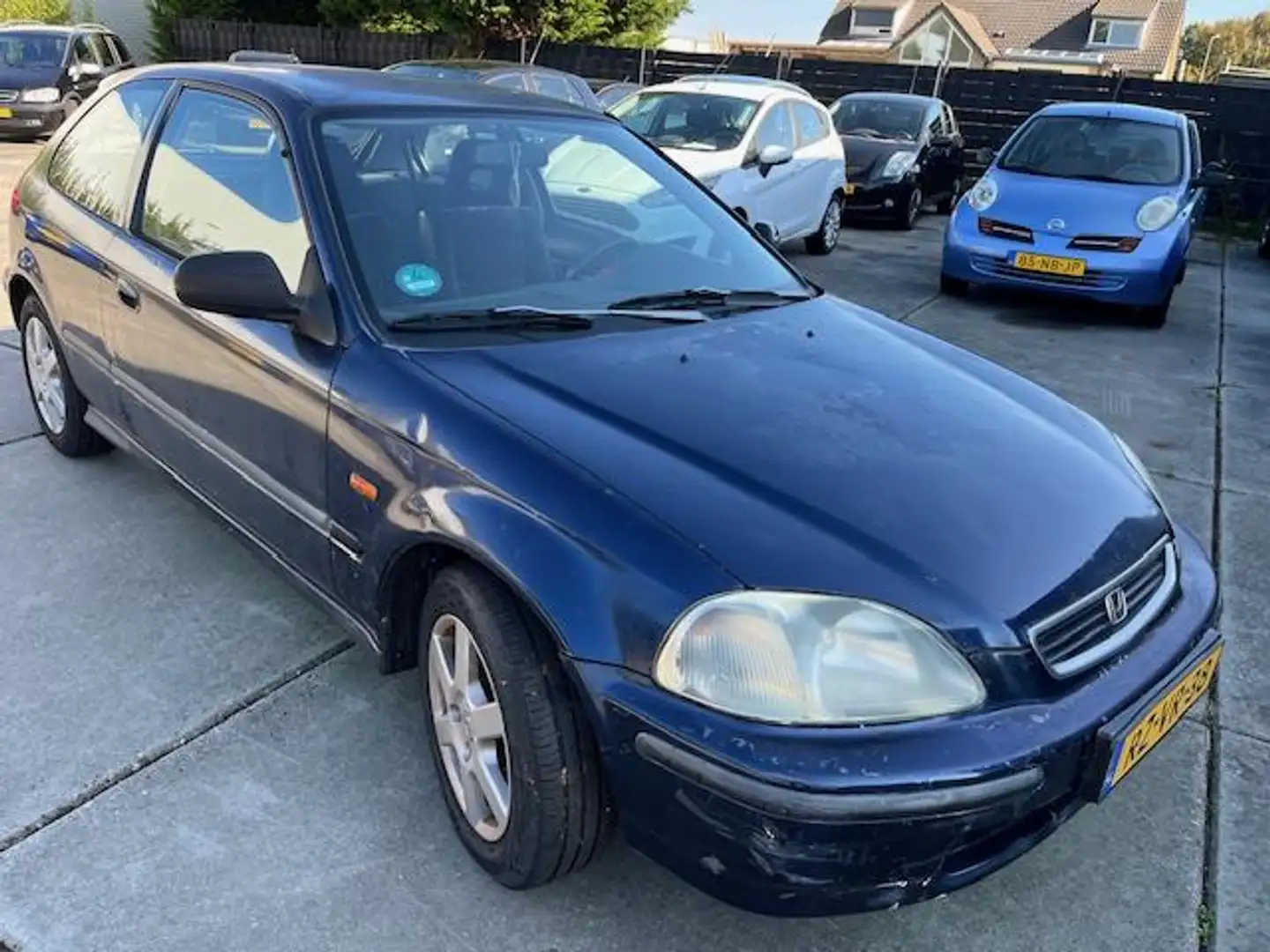 Honda Civic 3DR 1997 AIRCO AUTOMAAT Blauw - 2