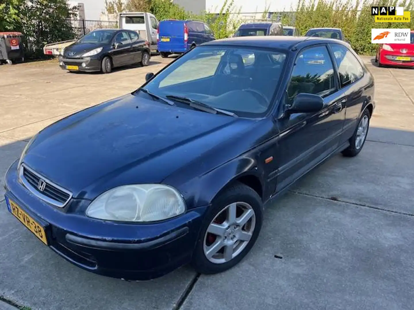 Honda Civic 3DR 1997 AIRCO AUTOMAAT Blauw - 1
