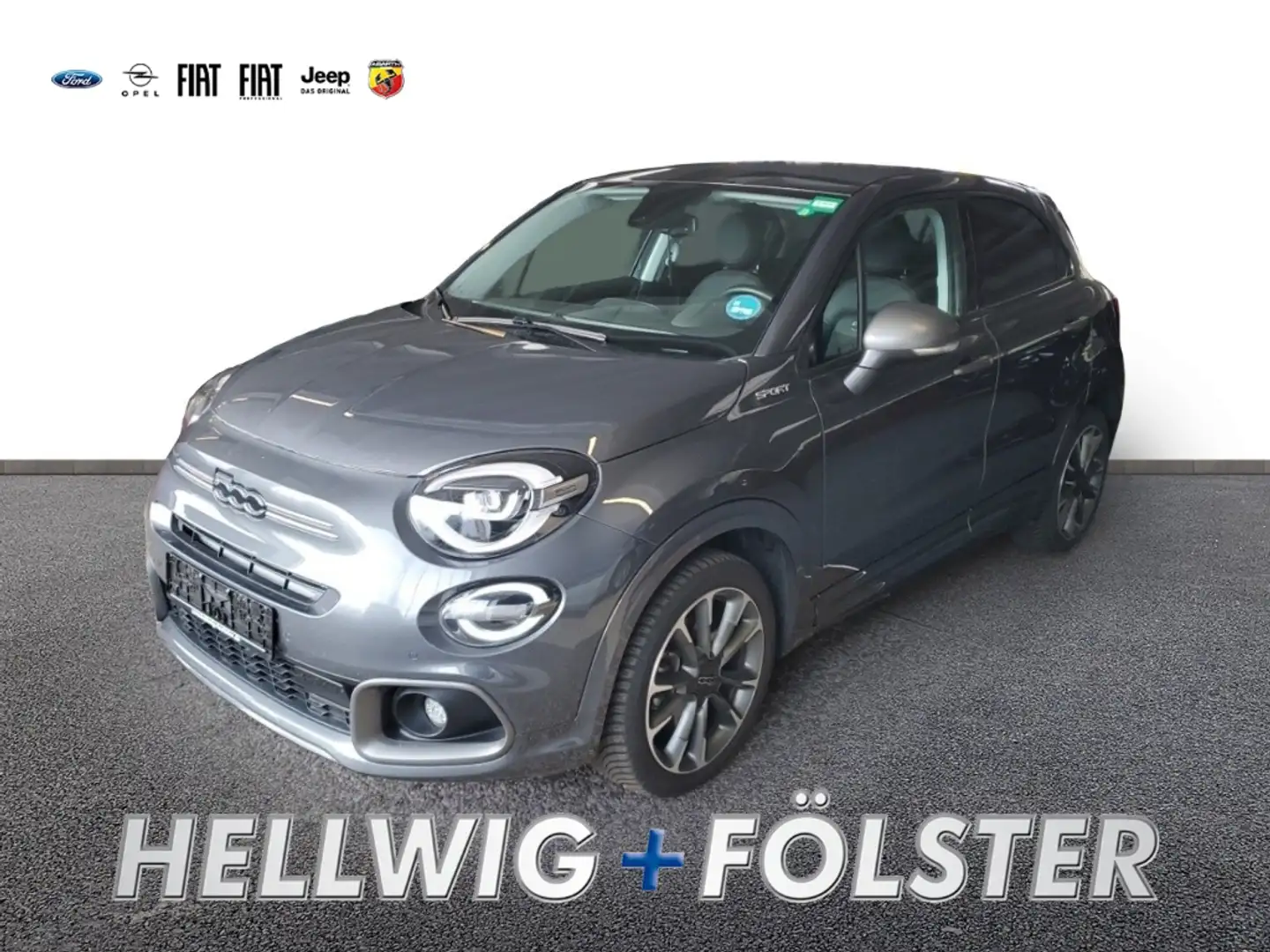 Fiat 500X Dolcevita Sport 1.5 GSE Mild-Hybr Faltdach Grau - 1