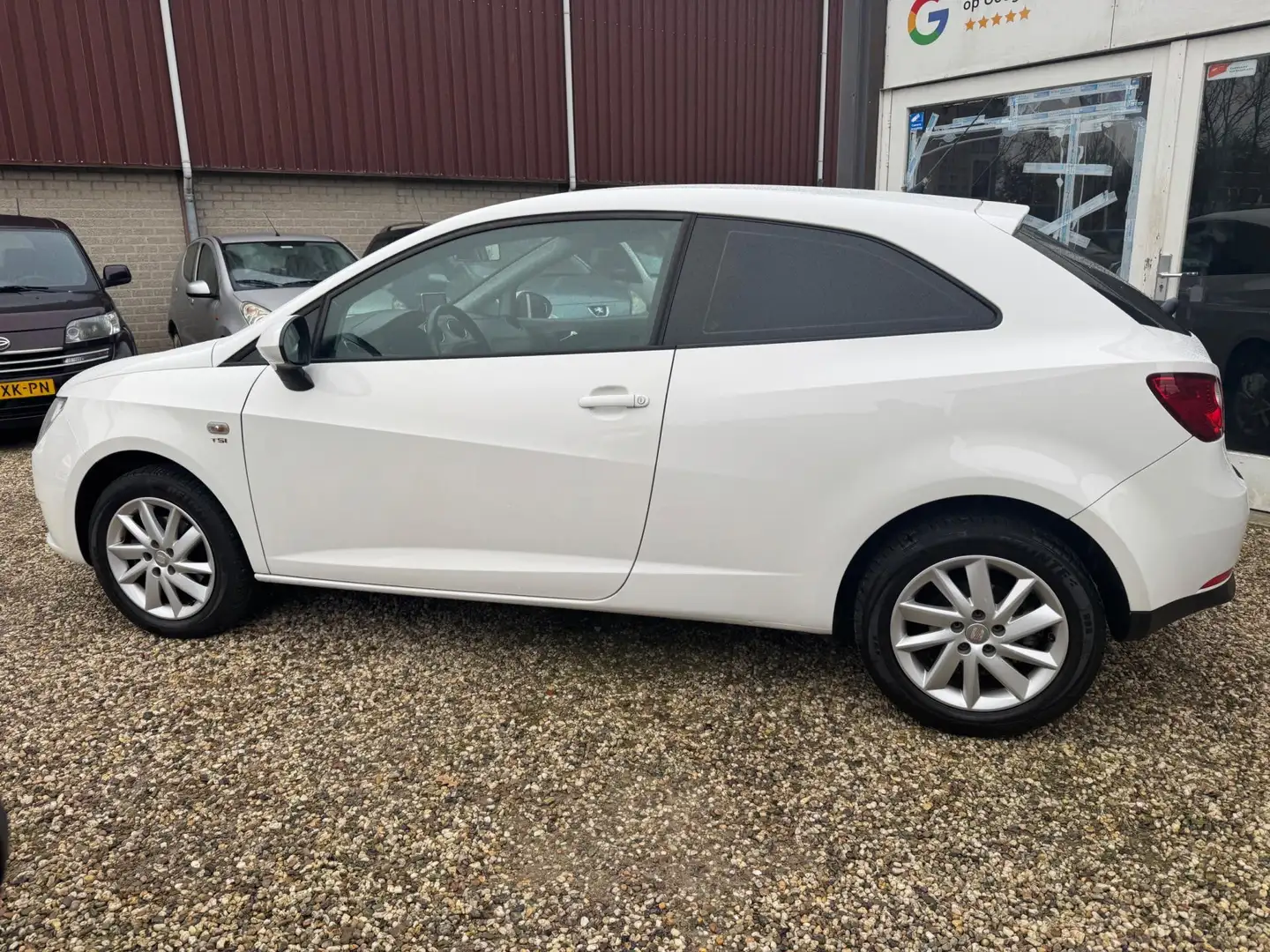 SEAT Ibiza SC 1.2 TSI clima,stoelverwarming, navi, APK 30-06- Weiß - 2