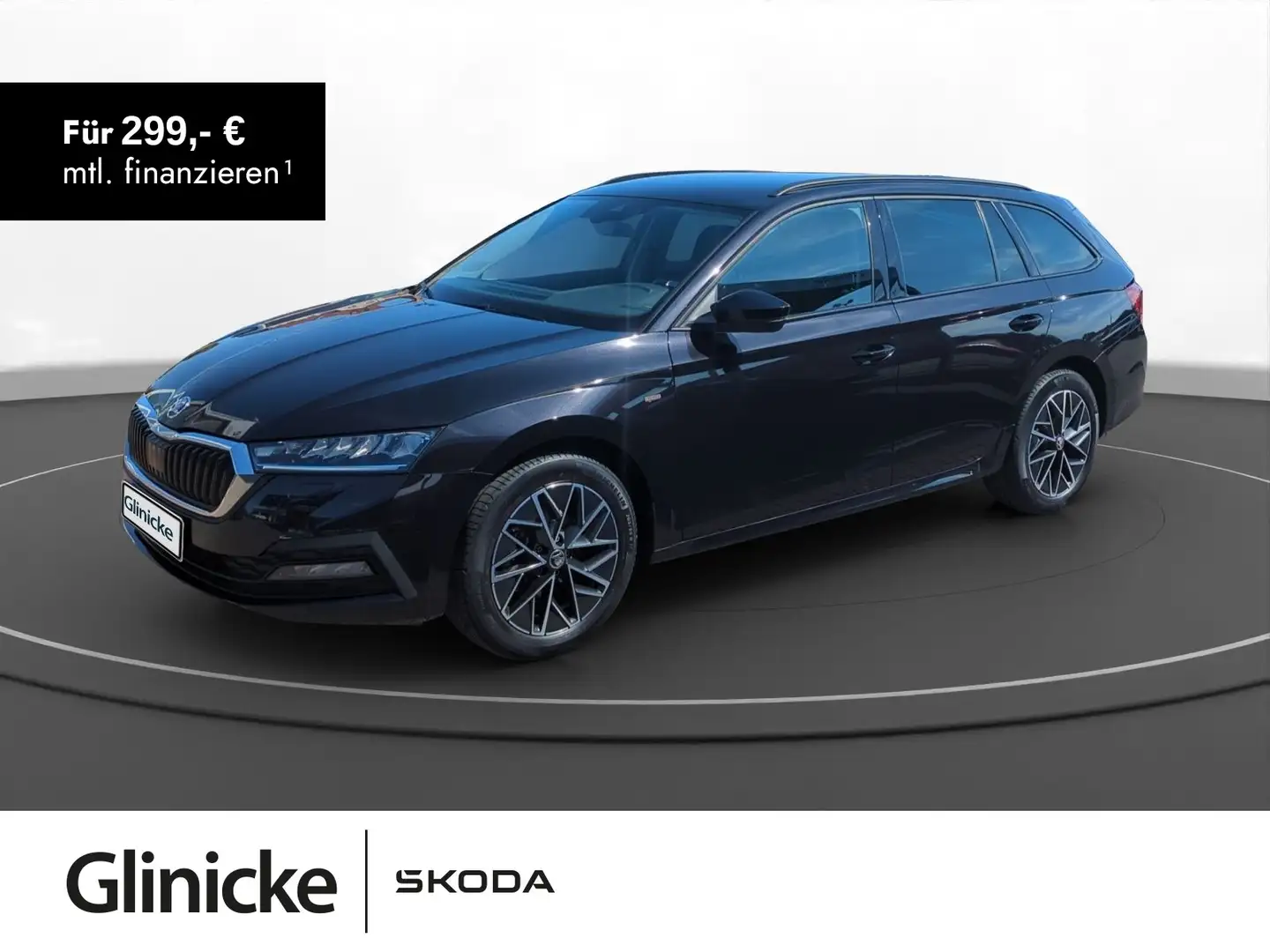 Skoda Octavia Combi Clever 1.5 TSI AHK LED Schwarz - 1