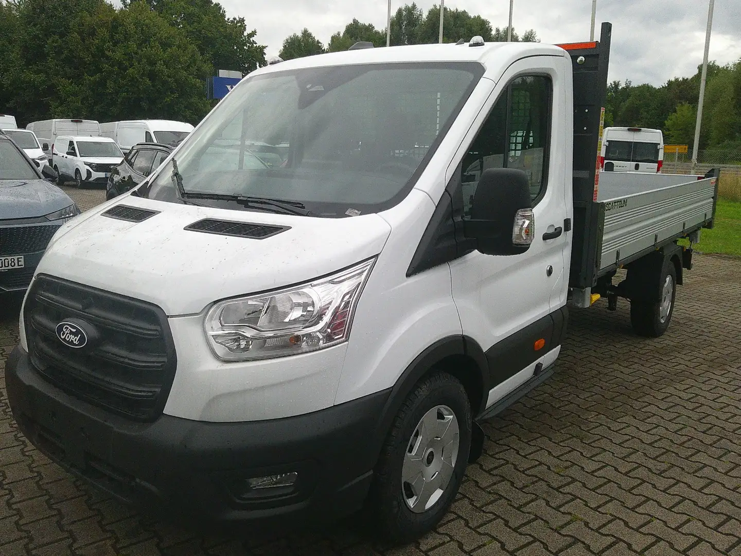 Ford Transit Dreiseitenkipper EK 350 L3 Trend *Klima* Wit - 2