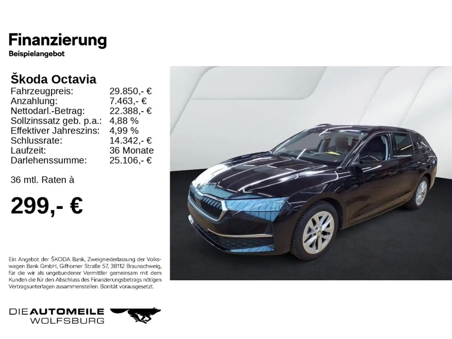 Skoda Octavia 4 IV Combi 1.5 eTSI DSG Selection Matrix Noir - 2