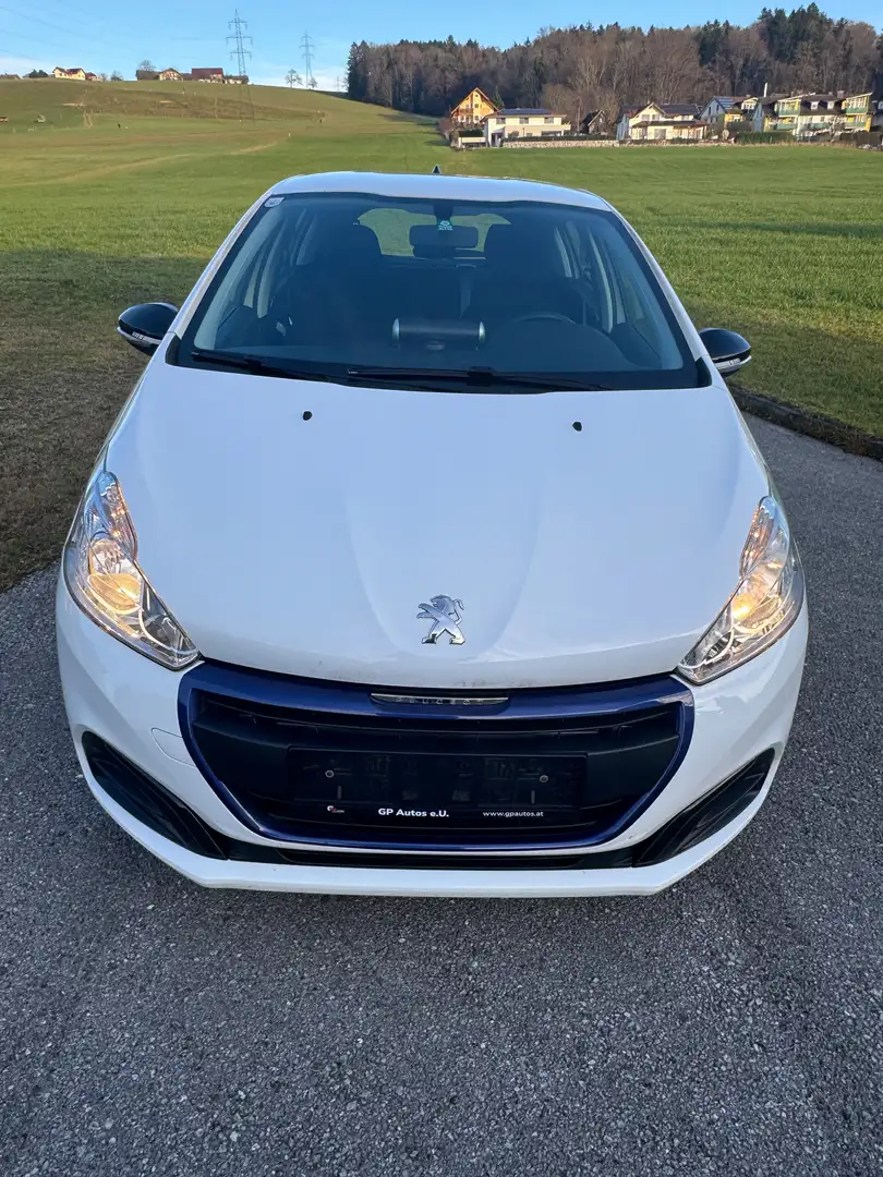 Peugeot 208 1,0 - großes Infotainment, sehr gepflegt. Weiß - 2
