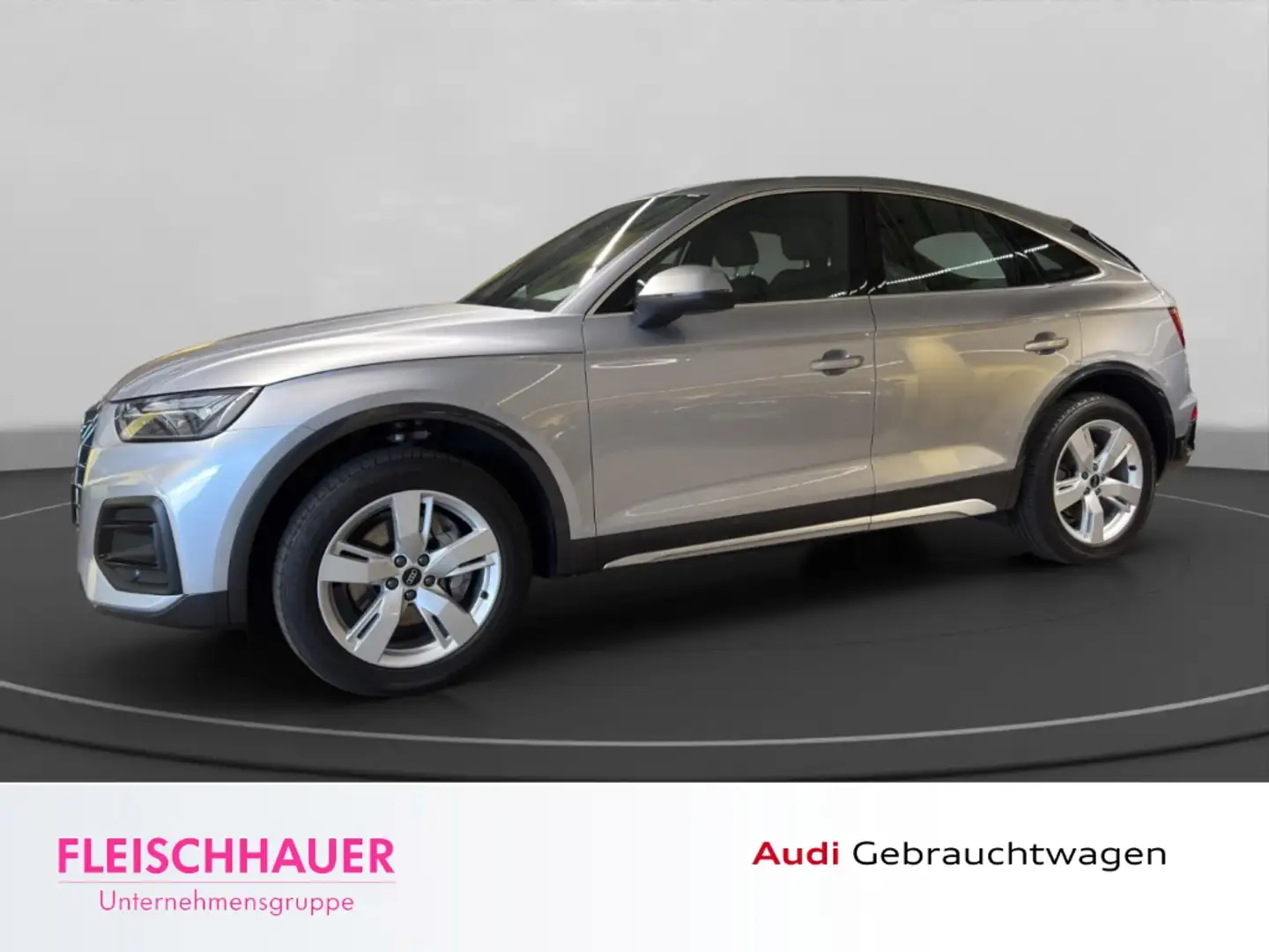 Audi Q5 Sportback 40 TDI advanced quattro LED+AHK+NAVI+SHZ Silber - 1