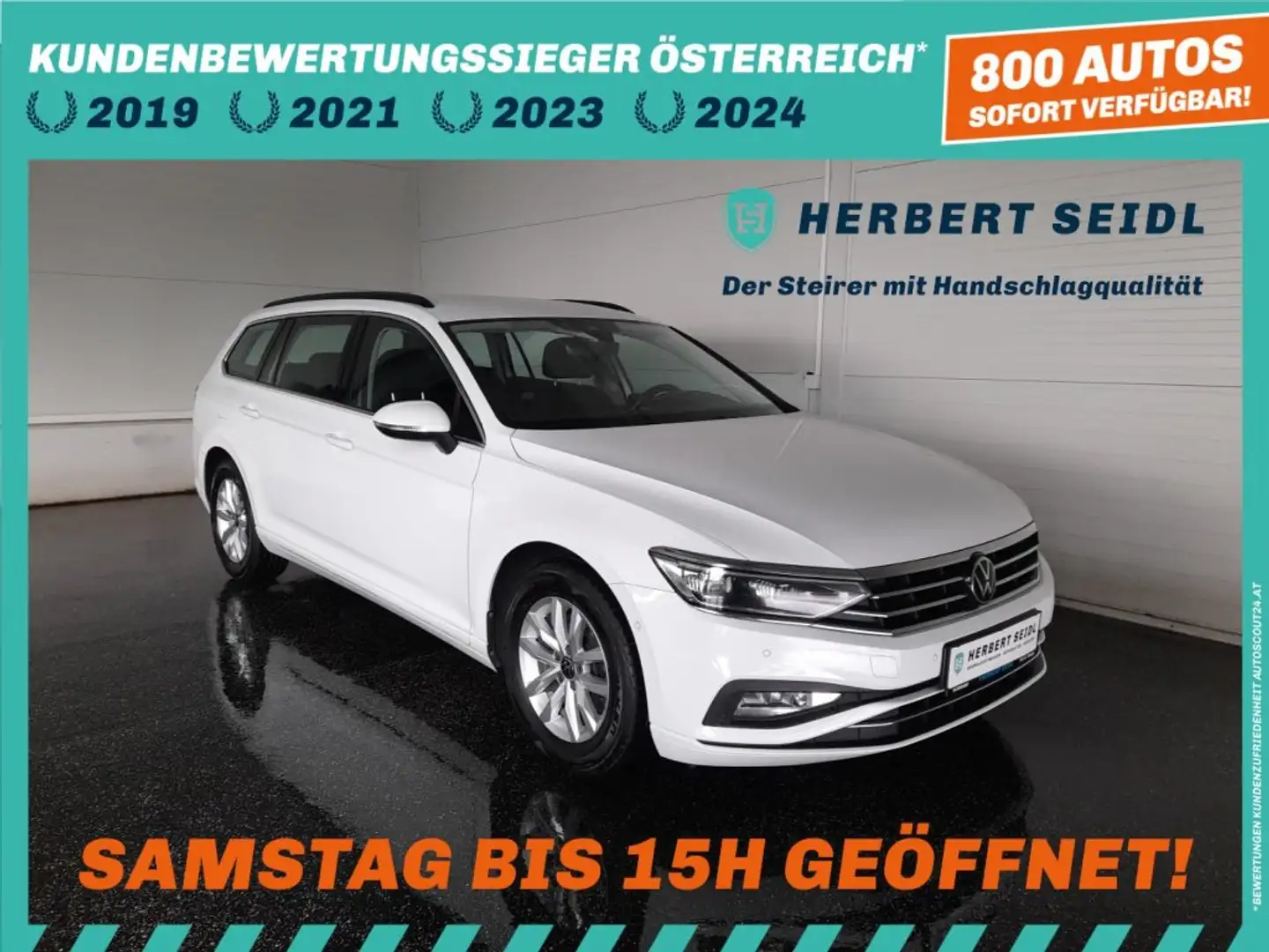 Volkswagen Passat Variant BUSINESS 2,0 TDI DSG *MATRIX-LED / NAVI / ACC / KAMERA / SPORT / MASSAGESITZ* Weiß - 1