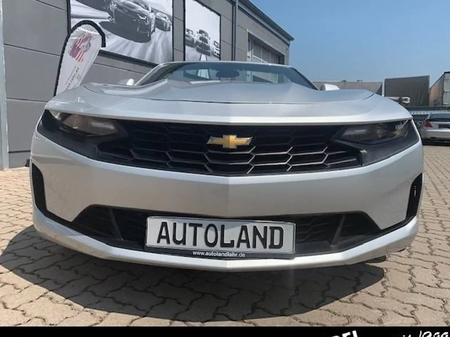 Chevrolet Camaro Cabrio Leder 8 Gang Aut. Unfallfrei CARFAX Grau - 1