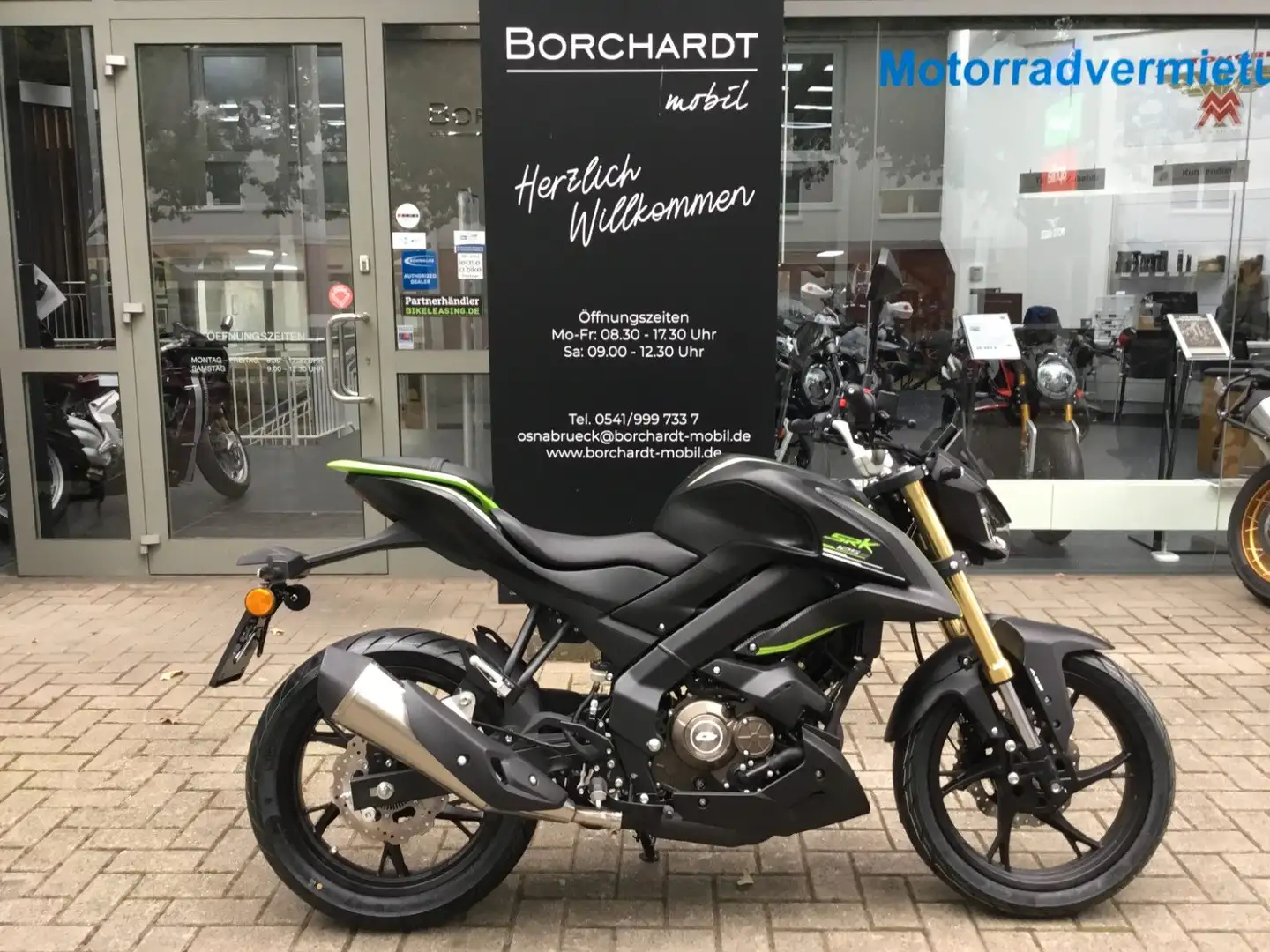 QJ Motor SRK 125 S ABS, LED, TFT, 3 Jahre Garantie 15 PS Noir - 1