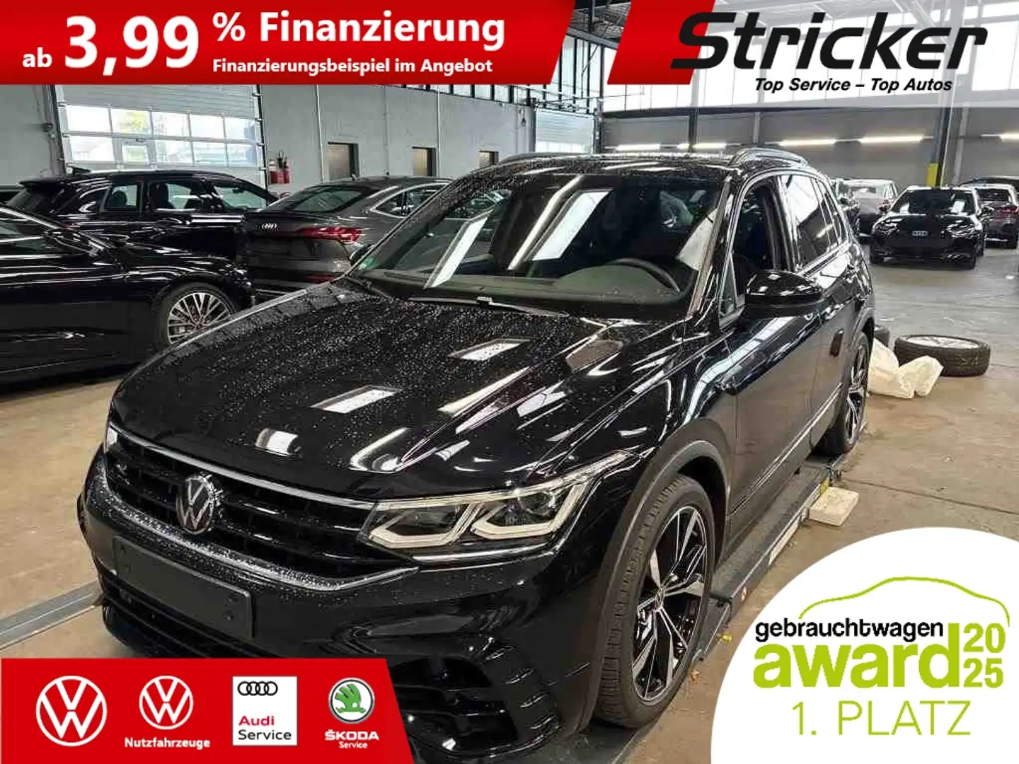 Volkswagen Tiguan R 2.0TSI DSG 342,-ohne Anzahlung Black Style Pano Schwarz - 2