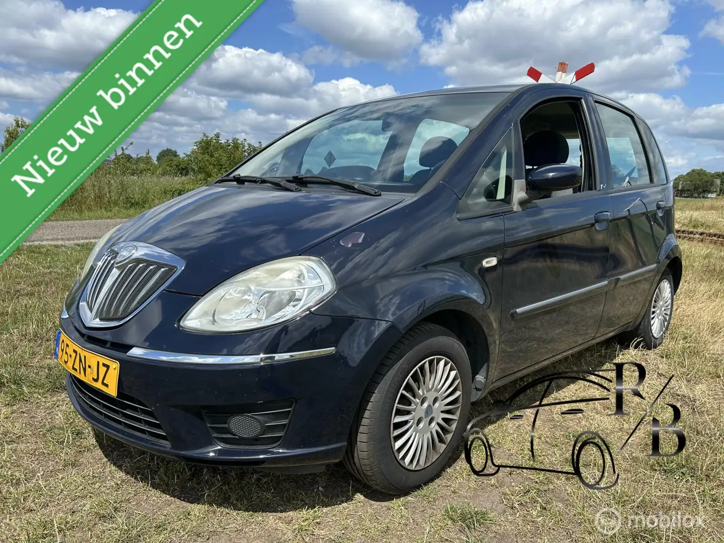 Lancia MUSA 1.4 Argento IJSKOUDE AIRCO MOOIE AUTO Blauw - 1