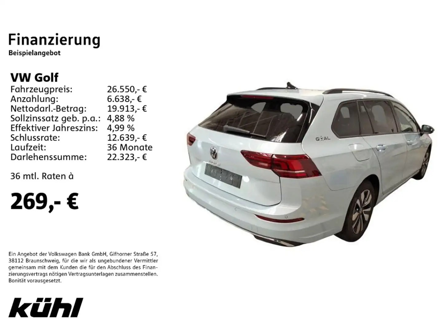 Volkswagen Golf Variant Golf 8 VIII Variant 1.5 TSI Goal Stand/LED/ACC Blau - 2