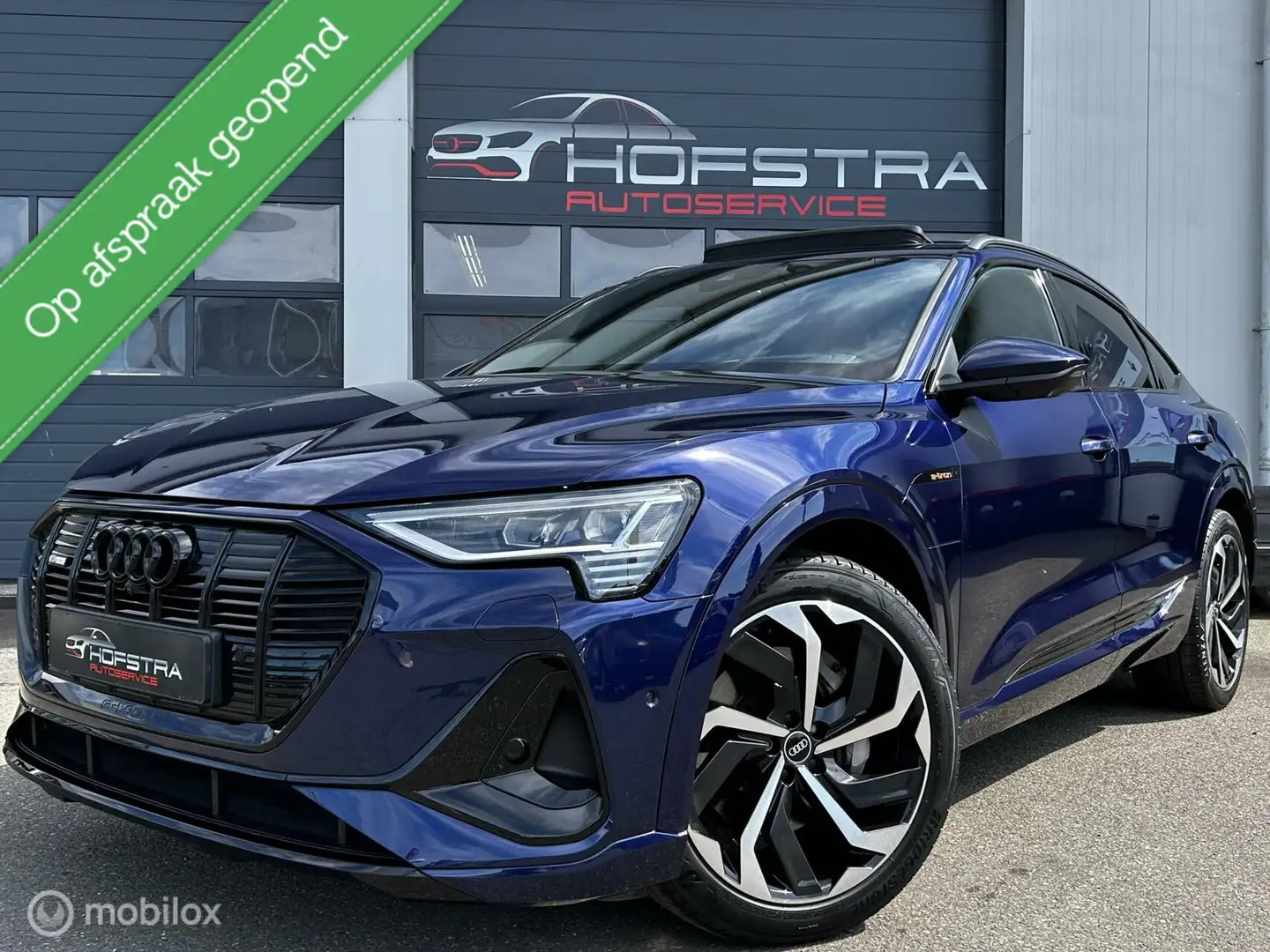 Audi e-tron Sportback 55 quattro S edition 95 kWh Pano Bomvol! Blau - 1