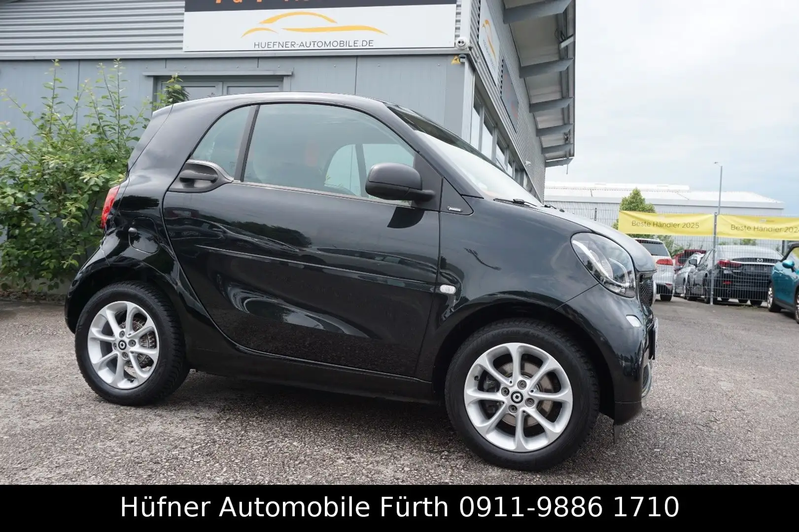 smart forTwo fortwo Autom. 90PS *Panor.*Sitzheizung*PDC*1.H.* Negro - 1