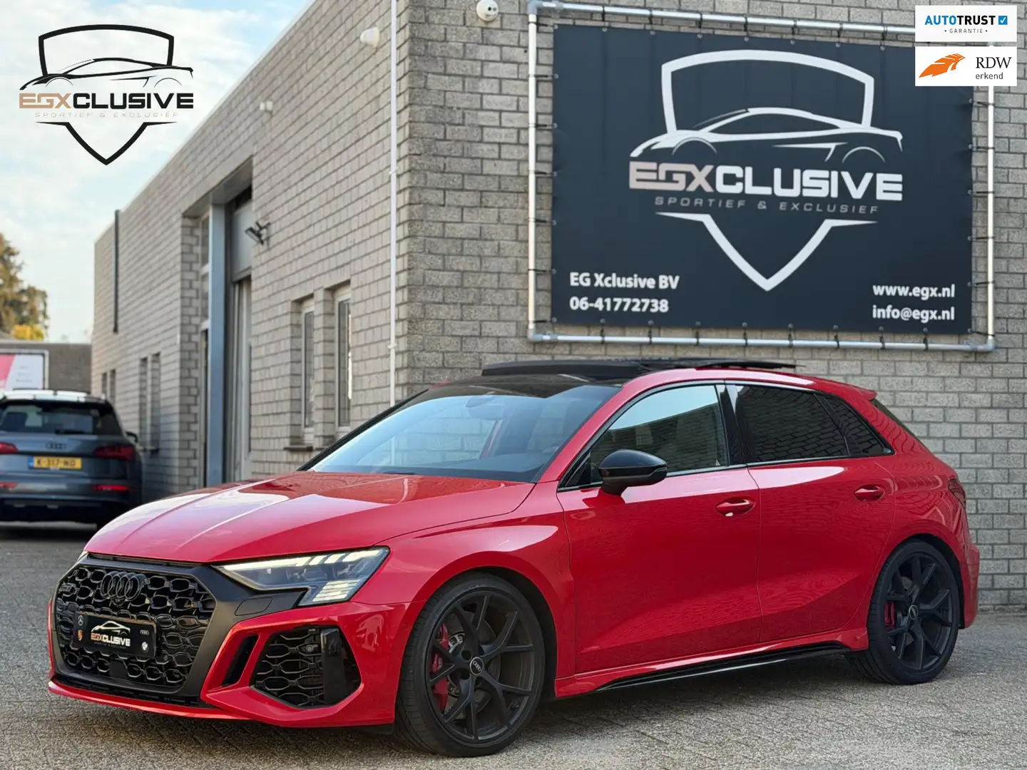 Audi RS3 Sportback 2.5 TFSI Quattro RS ZETELS | PANO | ACC Rouge - 1