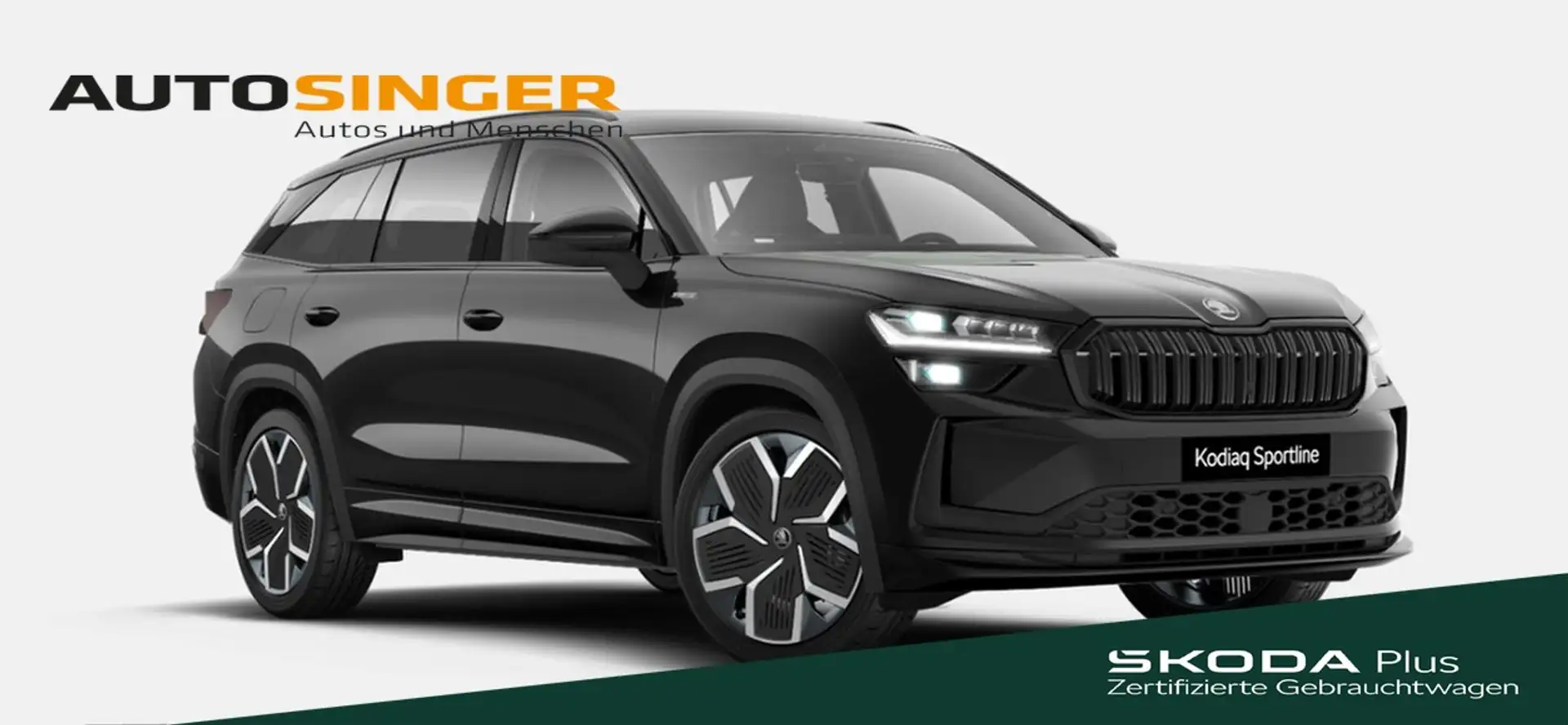 Skoda Kodiaq Sportline TSI DSG 4x4 *MATRIX*ACC*NAV*HUD Schwarz - 1