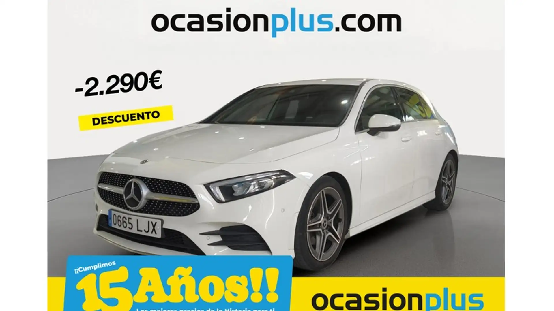 Mercedes-Benz A 180 180d 7G-DCT Blanc - 1