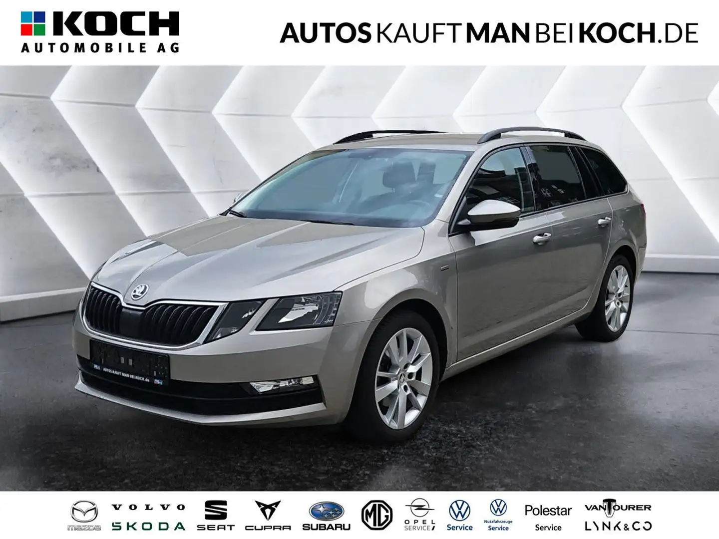 Skoda Octavia Combi 1.0 TSI DSG Clever NAVI Stdhzg Klima Beige - 1