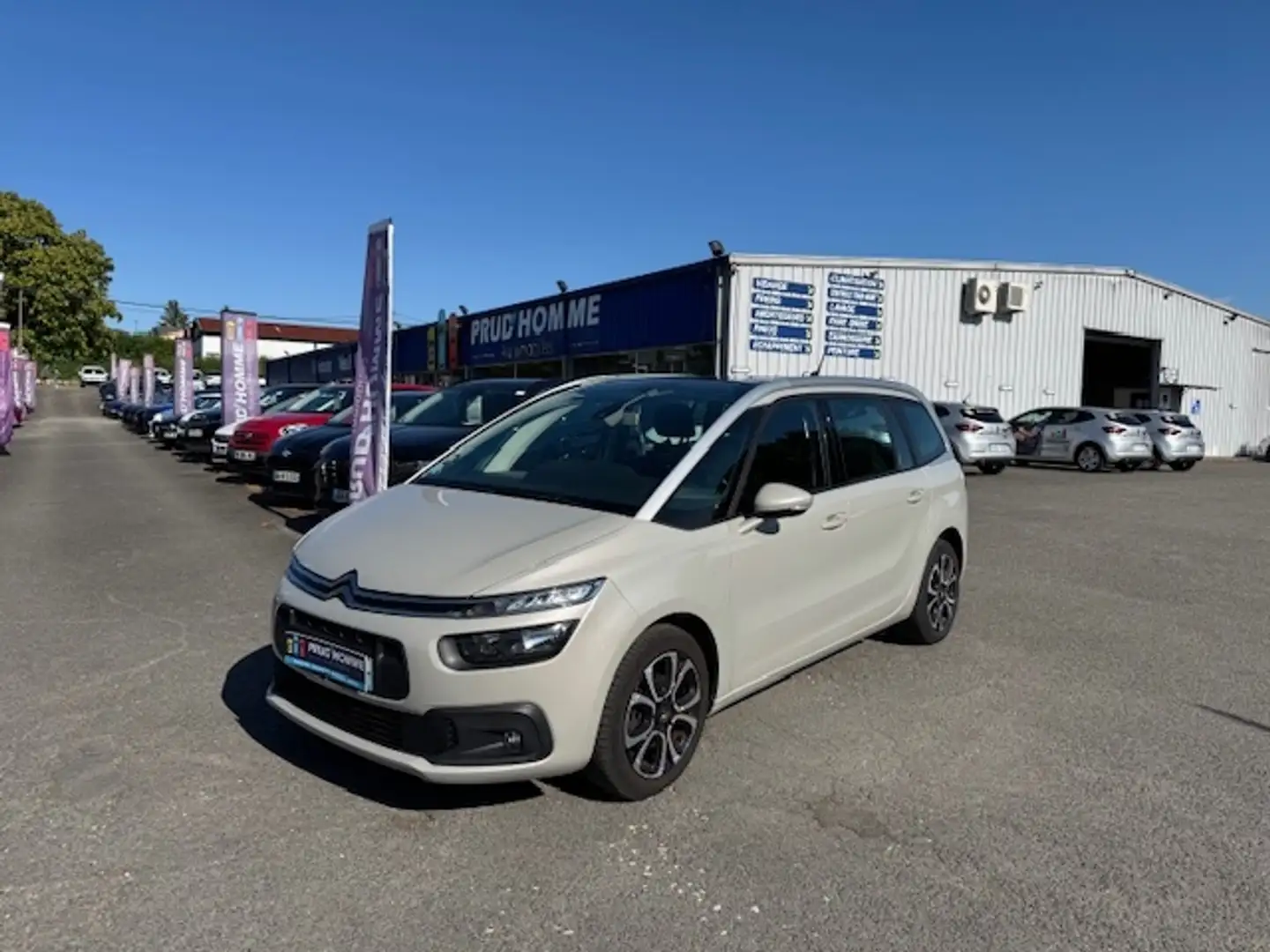 Citroen Grand C4 SpaceTourer BLUEHDI 130CH S\u0026S BUSINESS + EAT8 TOIT PANORA Beige - 1
