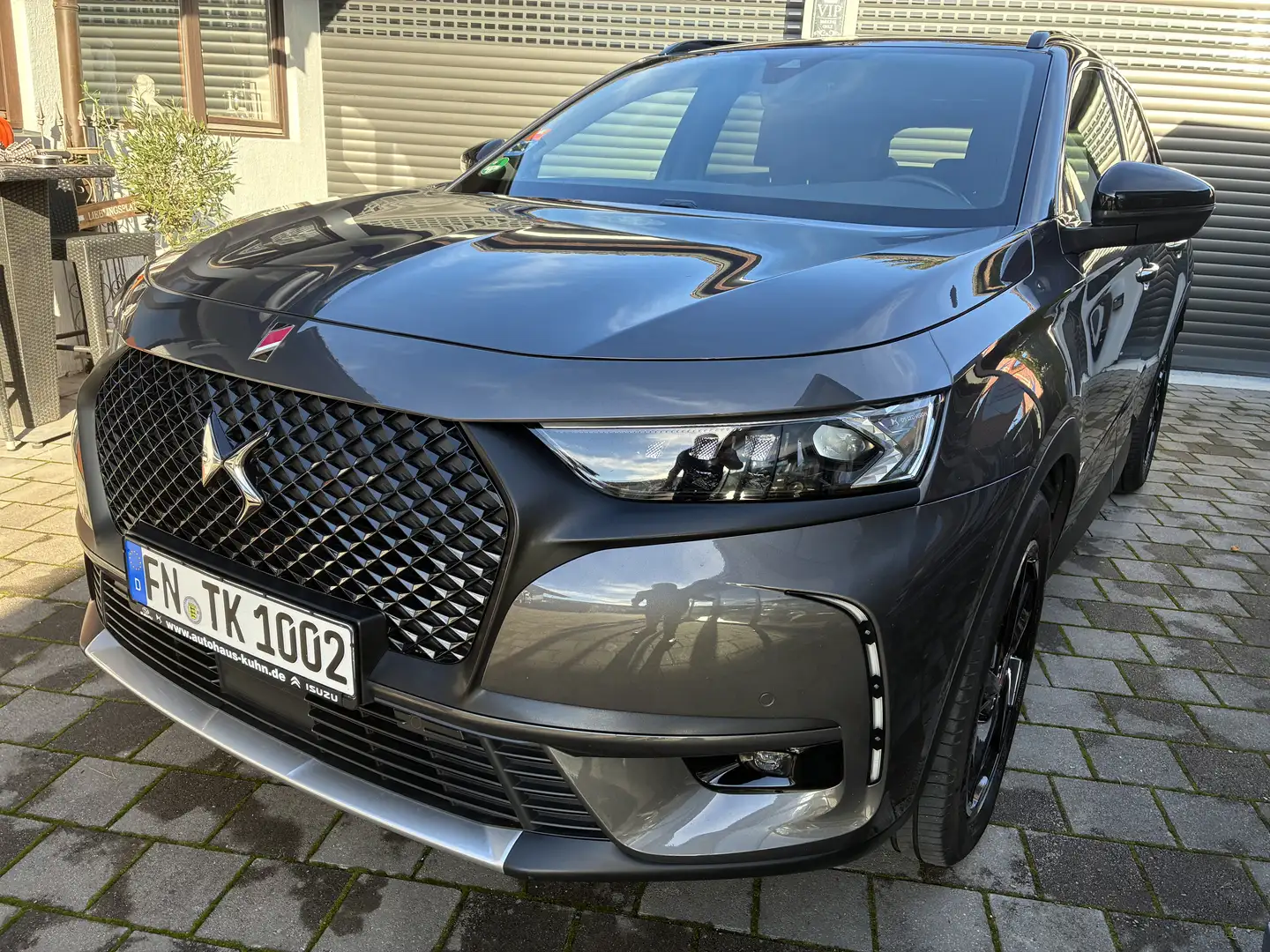 DS Automobiles DS 7 Crossback Performance Line +Pano, AHK, Vollausstg.Zu.Neuwtg. Grau - 2