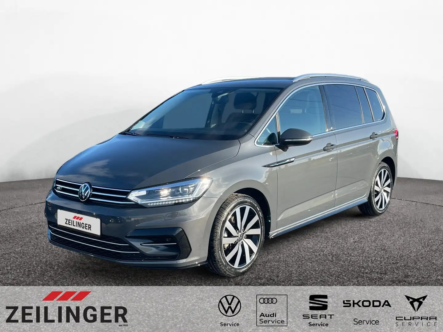 Volkswagen Touran Highline TDI DSG|R-Line|7SITZ|AHK|el.HECK Grau - 1