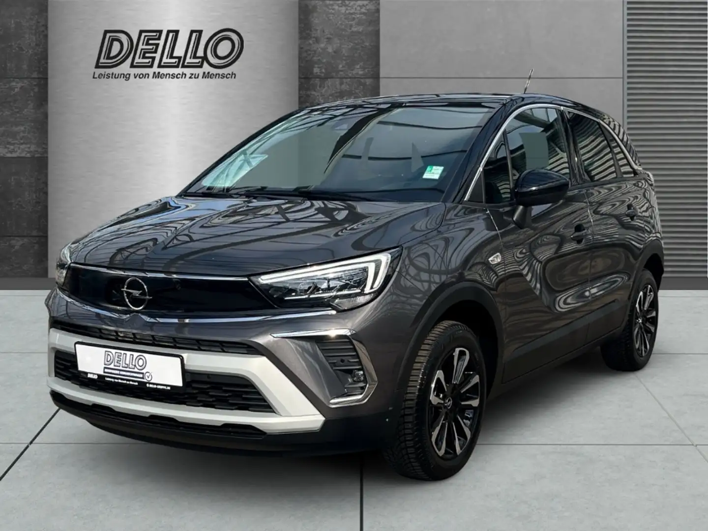Opel Crossland Elegance 1.2 Turbo AHK-abnehmbar LED Apple CarPlay Grau - 1