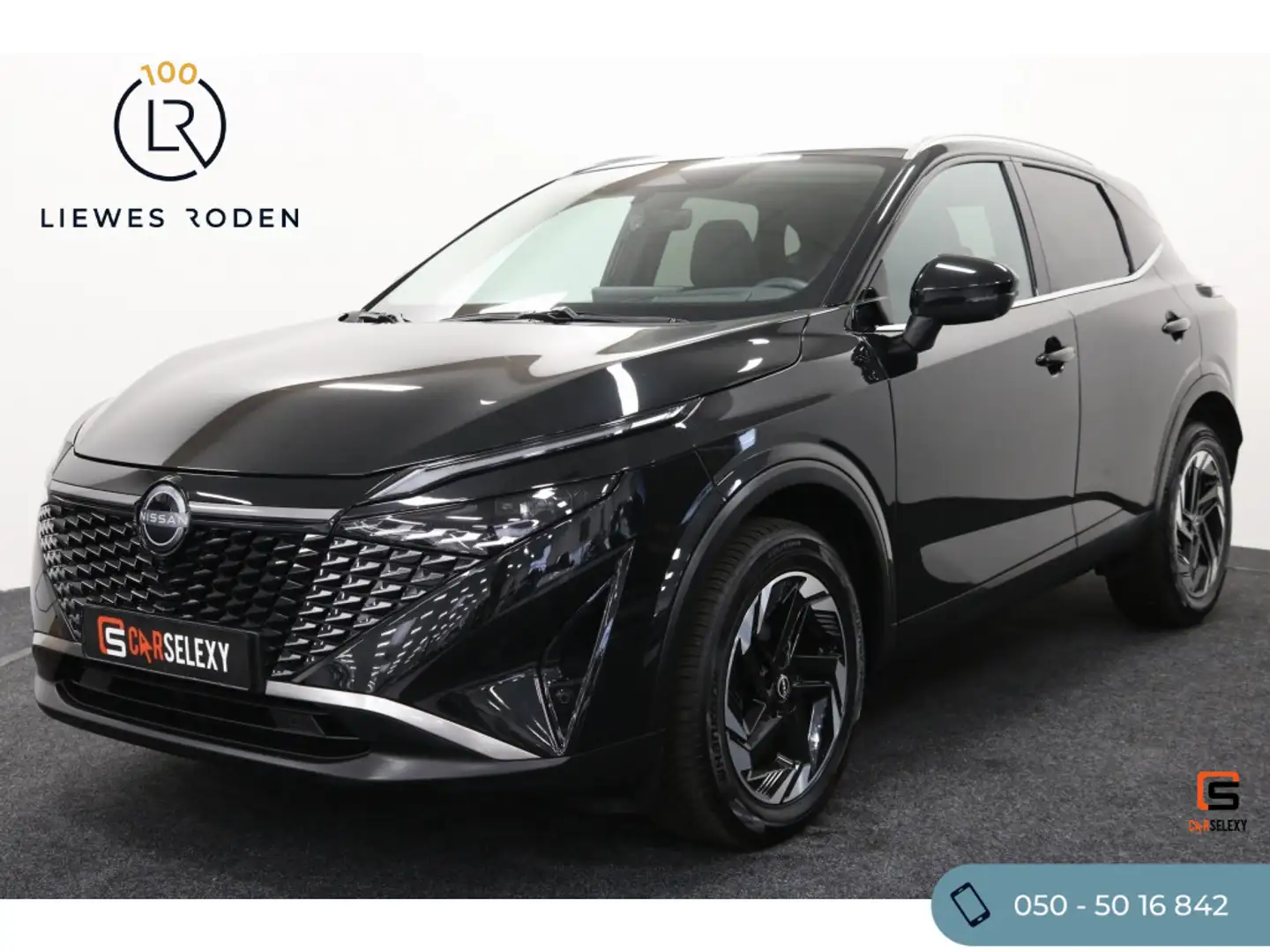 Nissan Qashqai 1.3 MHEV Xtronic N-Connecta (Automaat) Schwarz - 1