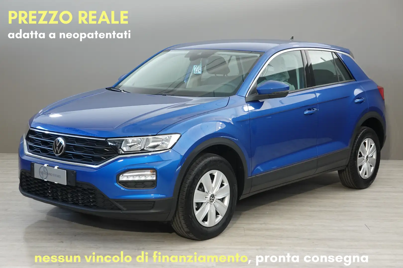 Volkswagen T-Roc VOLKSWAGEN T-Roc 1.0 TSI 115 CV Style BlueMotion Blu/Azzurro - 1