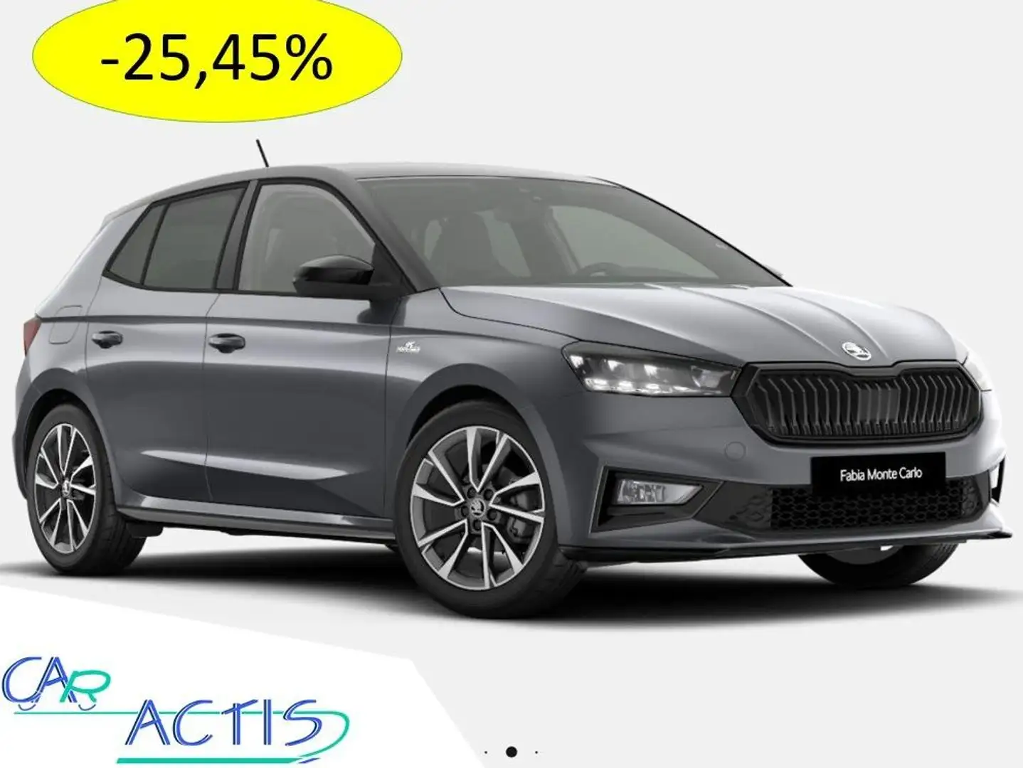 Skoda Fabia 1.0 TSI Monte Carlo - CAMERA - KESSY - SIE.CH -17" Gris - 1