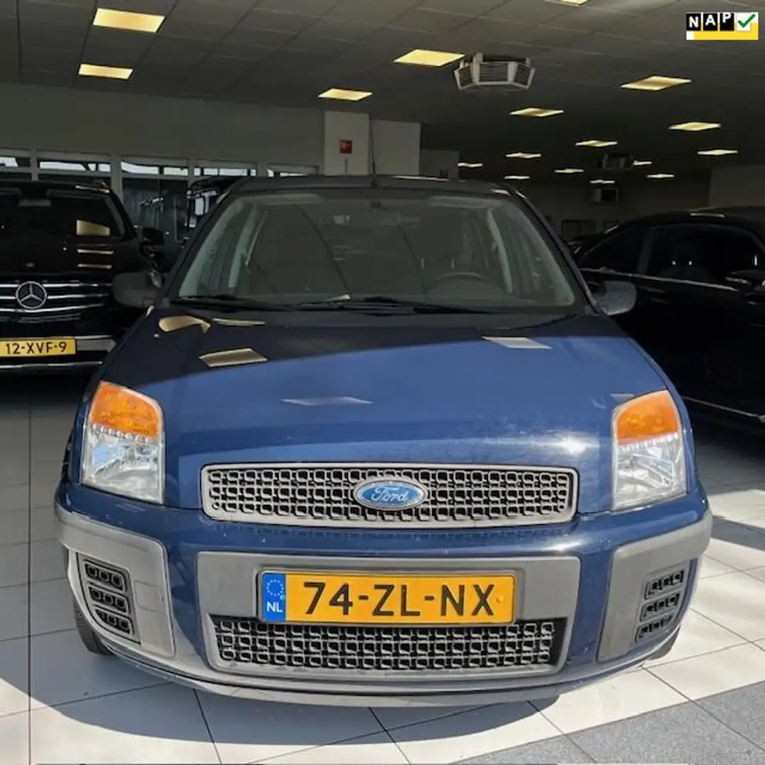 Ford Fusion 1.4-16V Cool & Sound/NAP/Dealer onderhouden/Airco/ Blau - 1