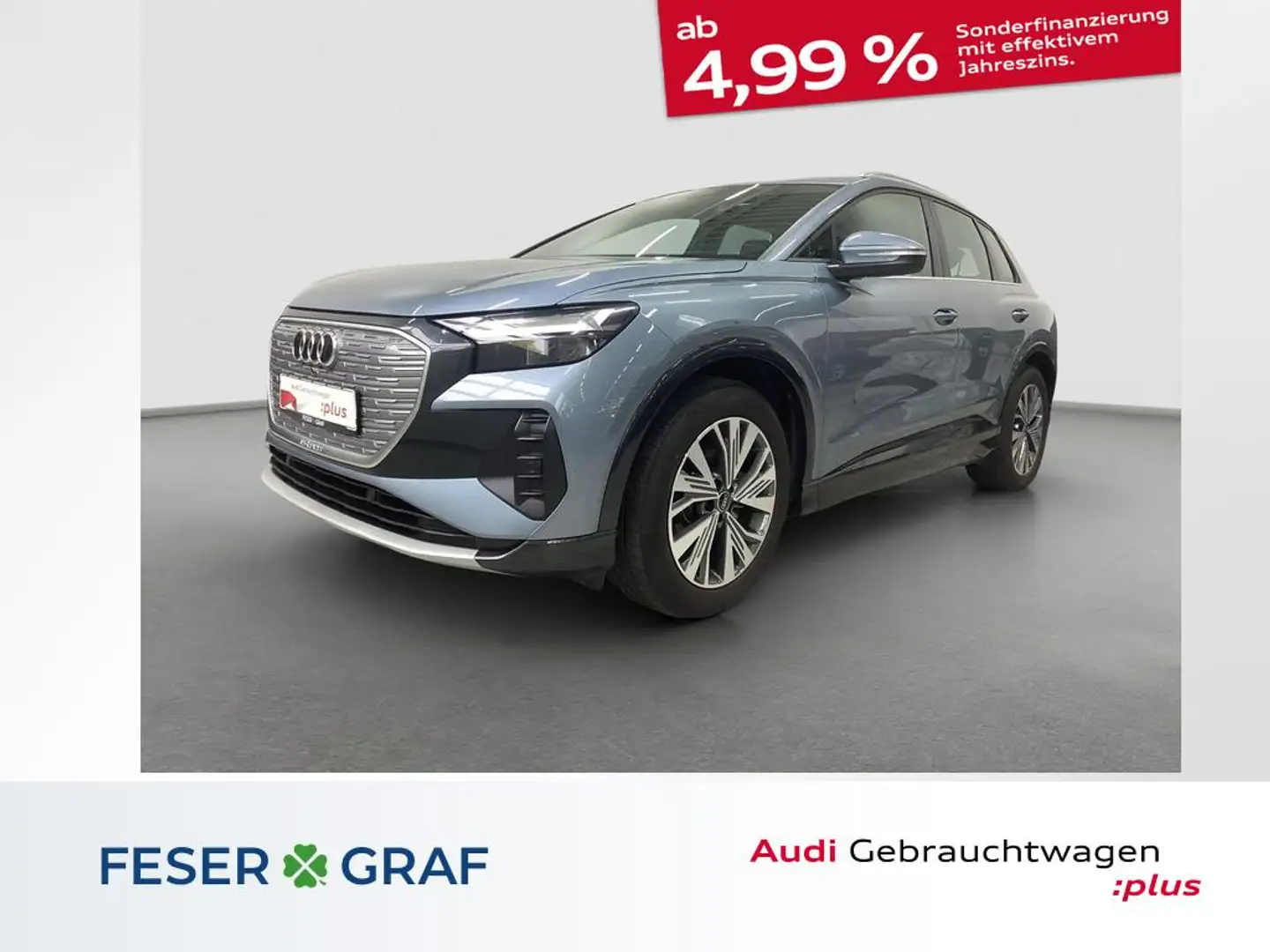 Audi Q4 e-tron advanced 35 Navi Leder SHZ PDC Blau - 1