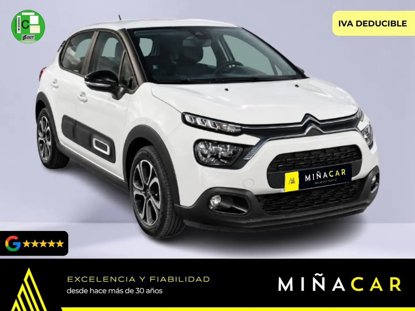 Citroen C3 PureTech 60KW (83CV) Plus Blanco - 1