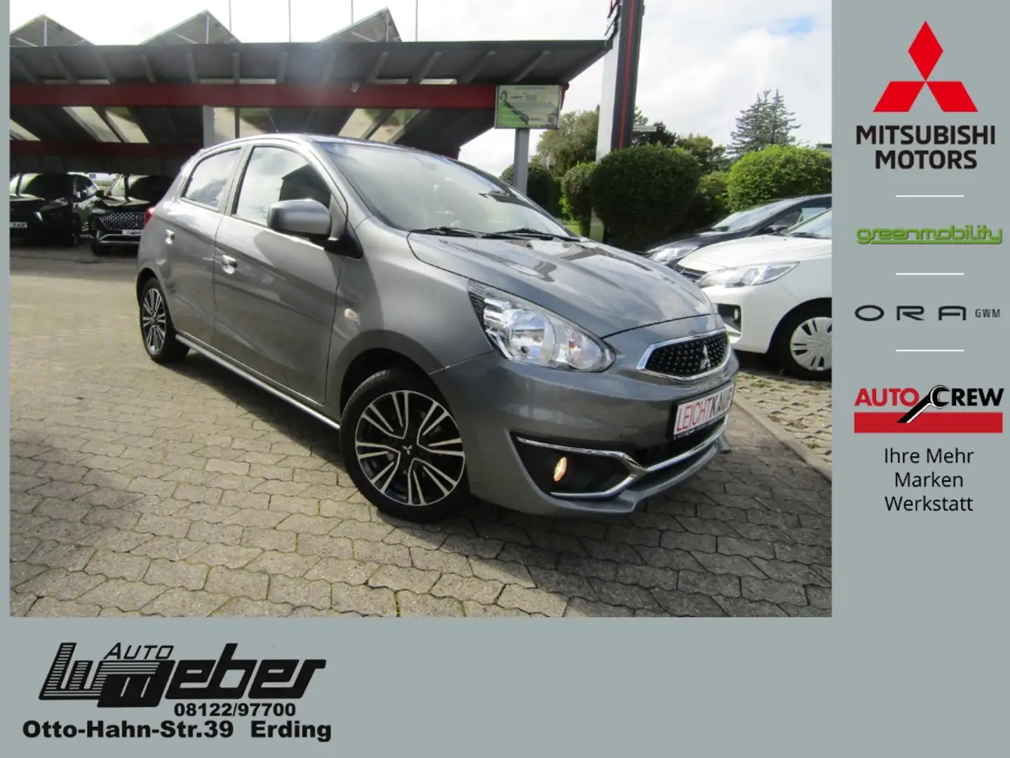 Mitsubishi Space Star 1.2 Edition 100+ AUTOMATIK NAVI SHZ FSE ALU Grau - 1