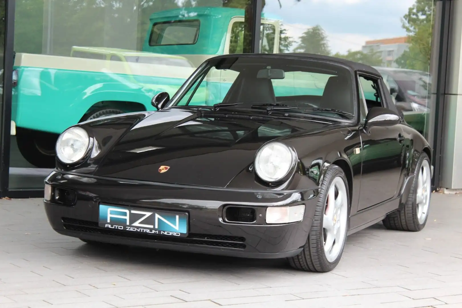 Porsche 964 911 / 964 Cabrio mit Klimaanlage / H-Zulassung Noir - 2