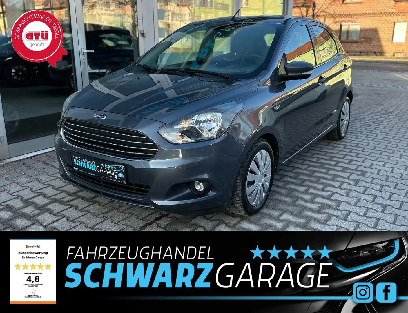 Ford Ka/Ka+ KA+ Cool & Sound*KLIMA*ISOFIX*PDC* Gris - 1