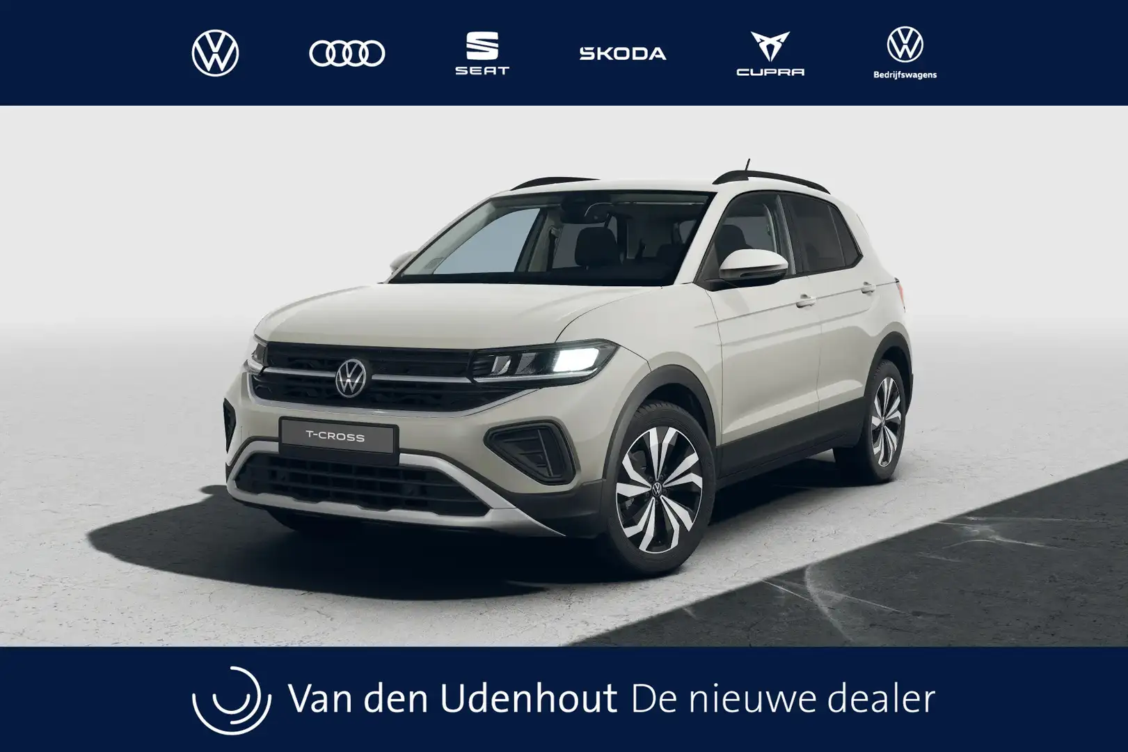 Volkswagen T-Cross 1.0 TSI 95 5MT Life Edition Parkeersensoren voor e Grigio - 1