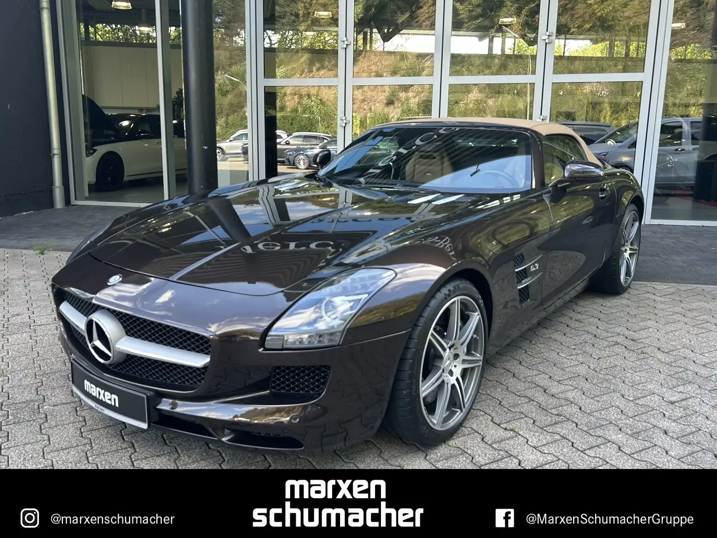 Mercedes-Benz SLS SLS AMG Roadster 1.Hand+dt.Auto+MwSt.aus+Carbon Bruin - 1