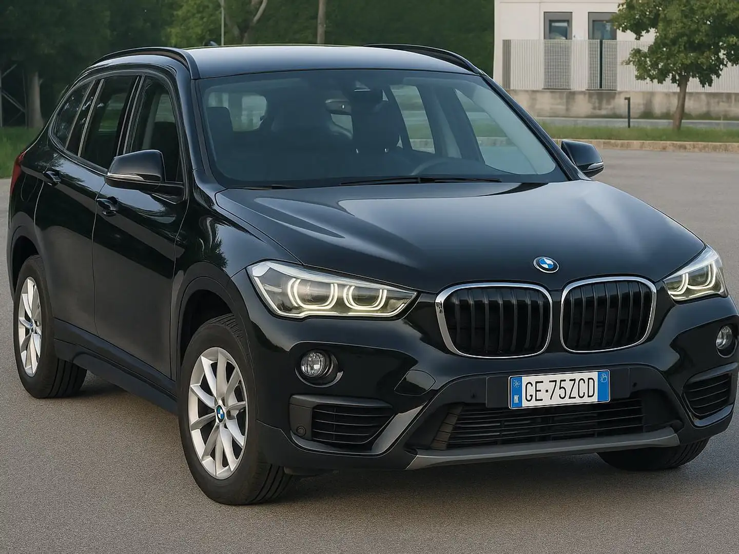BMW X1 X1 F48 2021 sdrive18d Tutti Tagliandi BMW Nero - 2