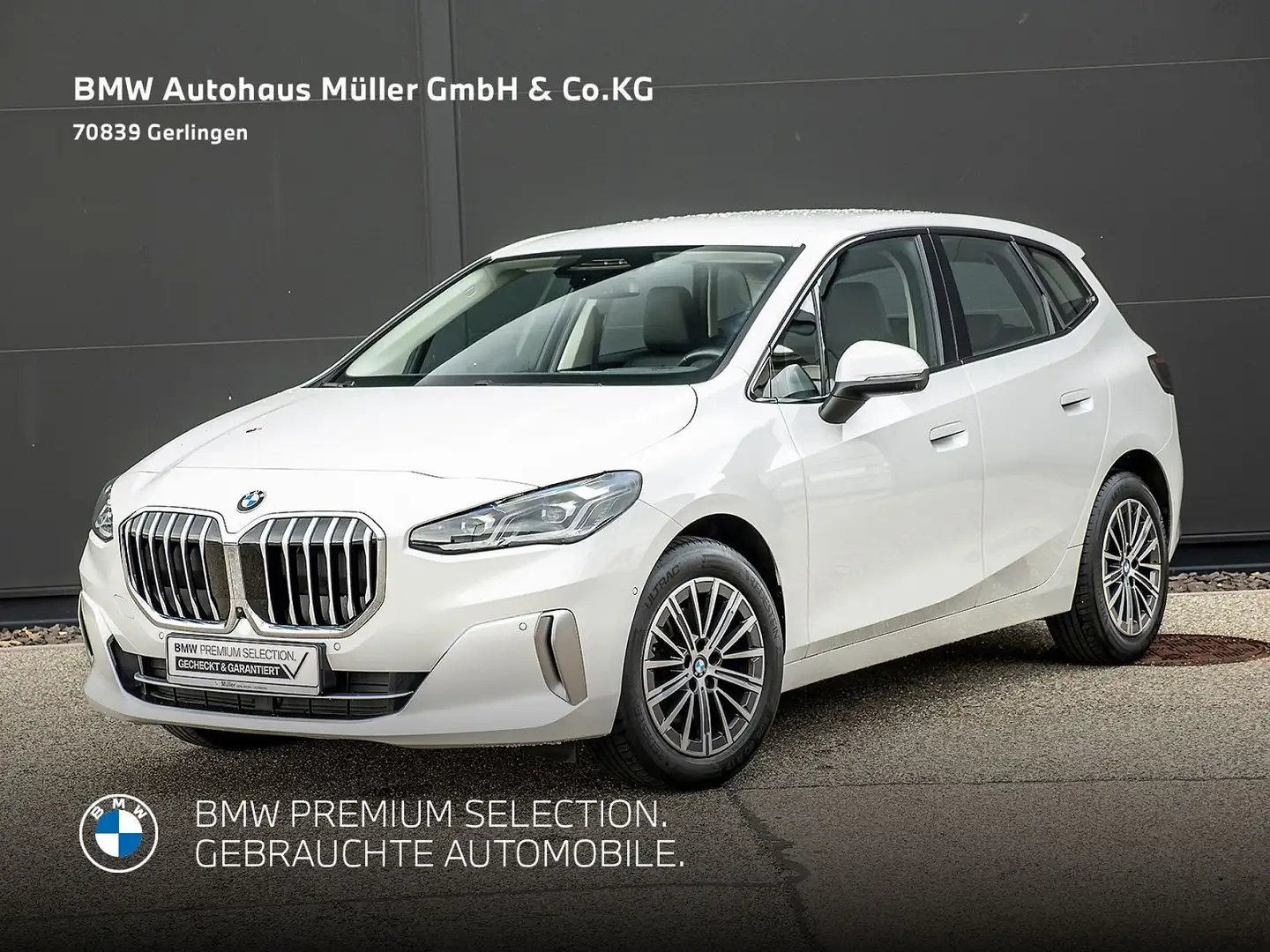 BMW 218 d A Active Tourer LuxuryLine ACC HUD AHK 360° Blanc - 2