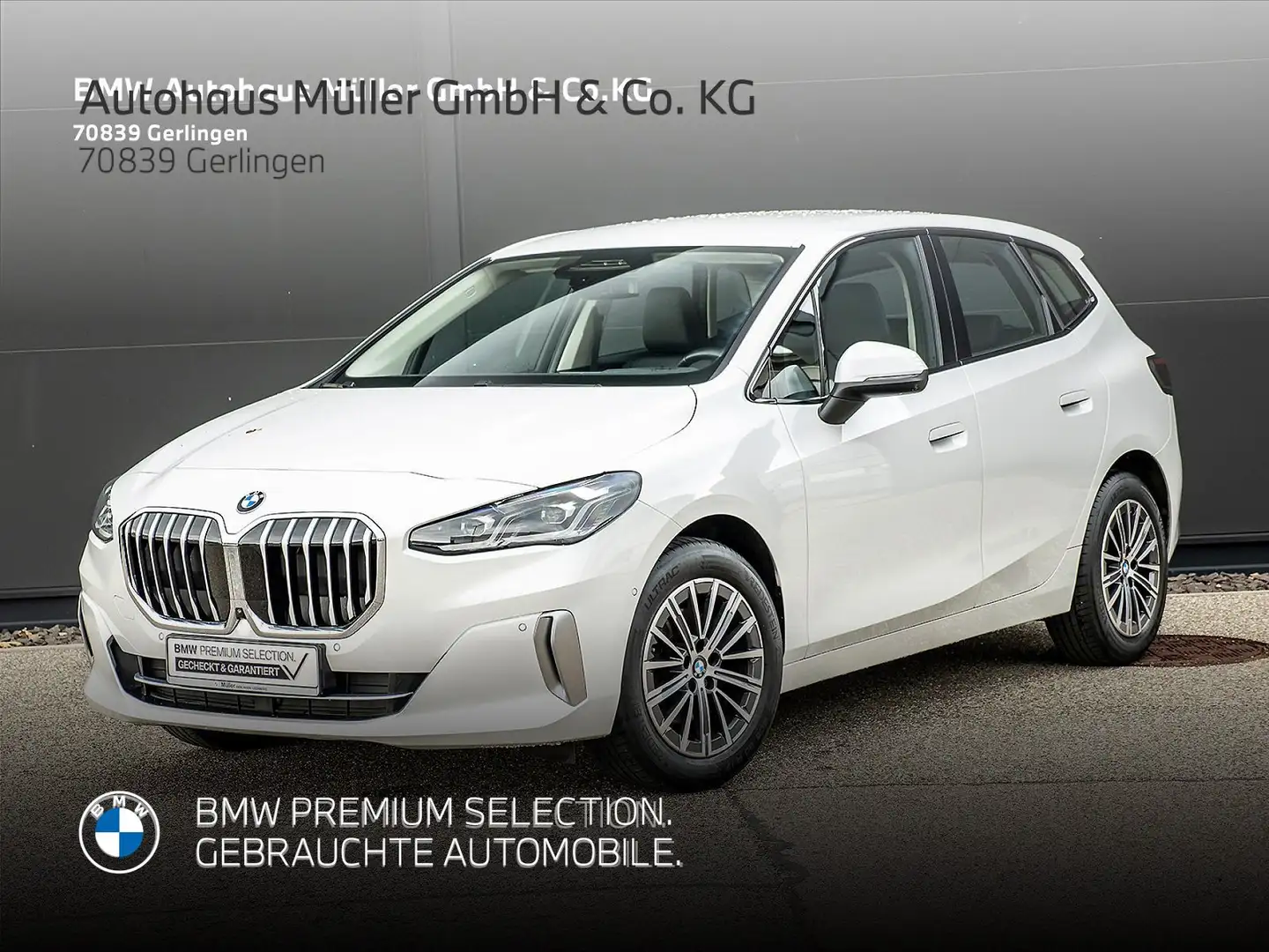 BMW 218 d A Active Tourer LuxuryLine ACC HUD AHK 360° Blanc - 1