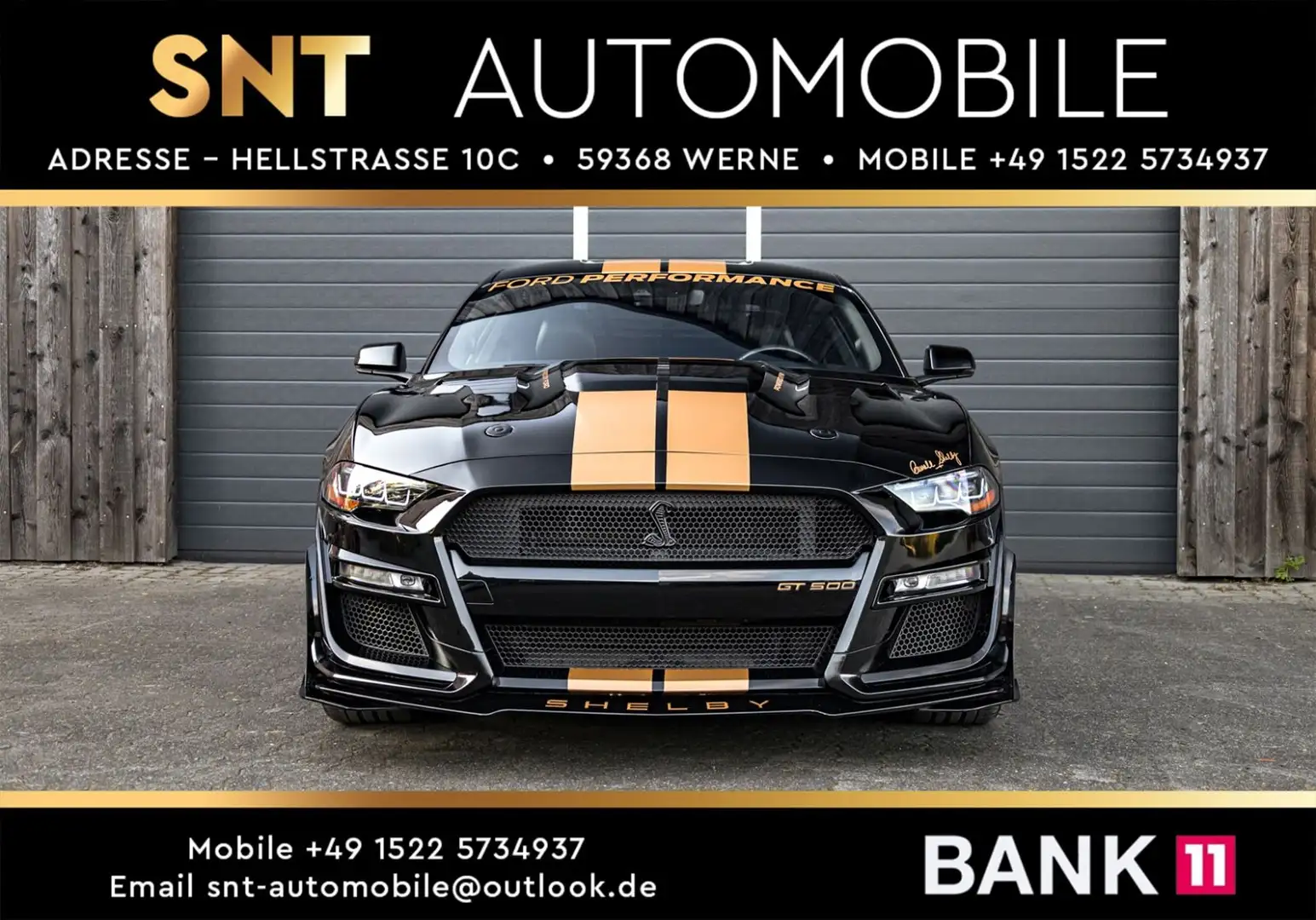 Ford Mustang GT500 Shelby Performance  B&O Schwarz - 2