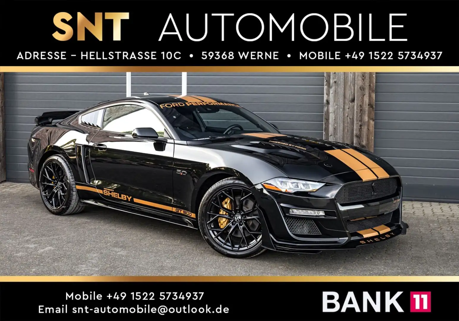 Ford Mustang GT500 Shelby Performance  B&O Schwarz - 1