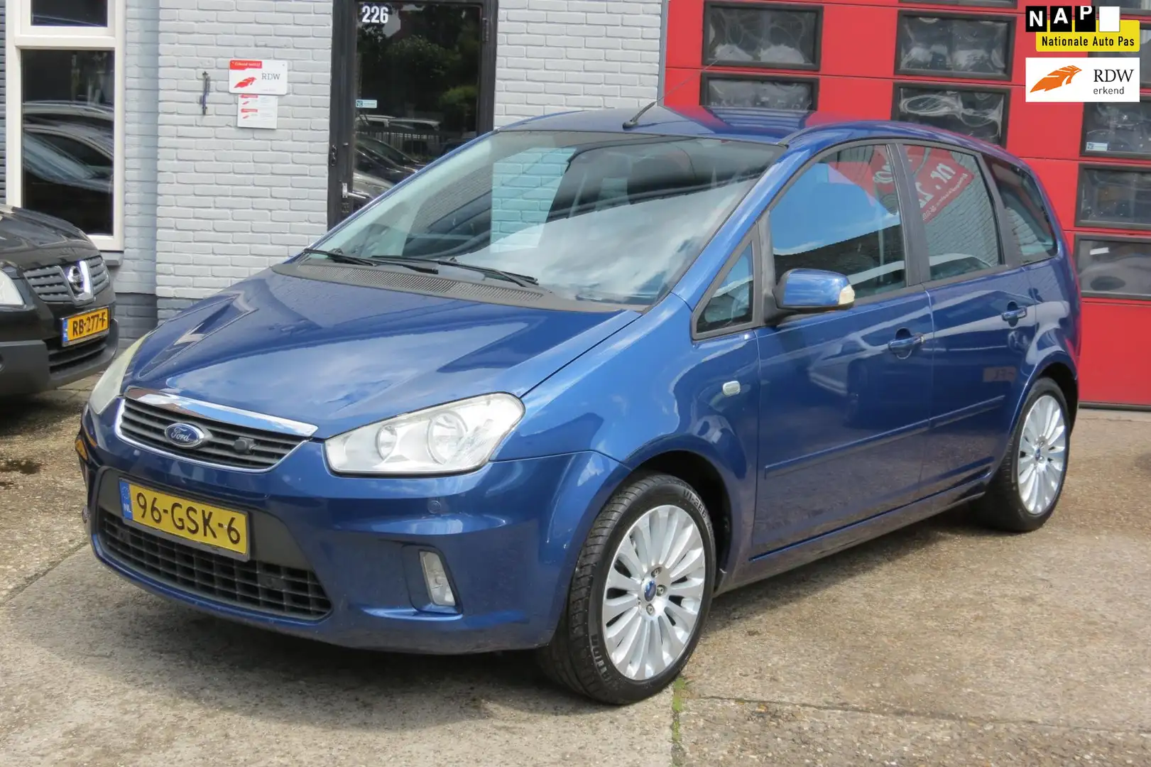 Ford C-Max 1.8-16V Titanium Flexifuel ,AIRCO, NAVI , EXPORT Blauw - 1